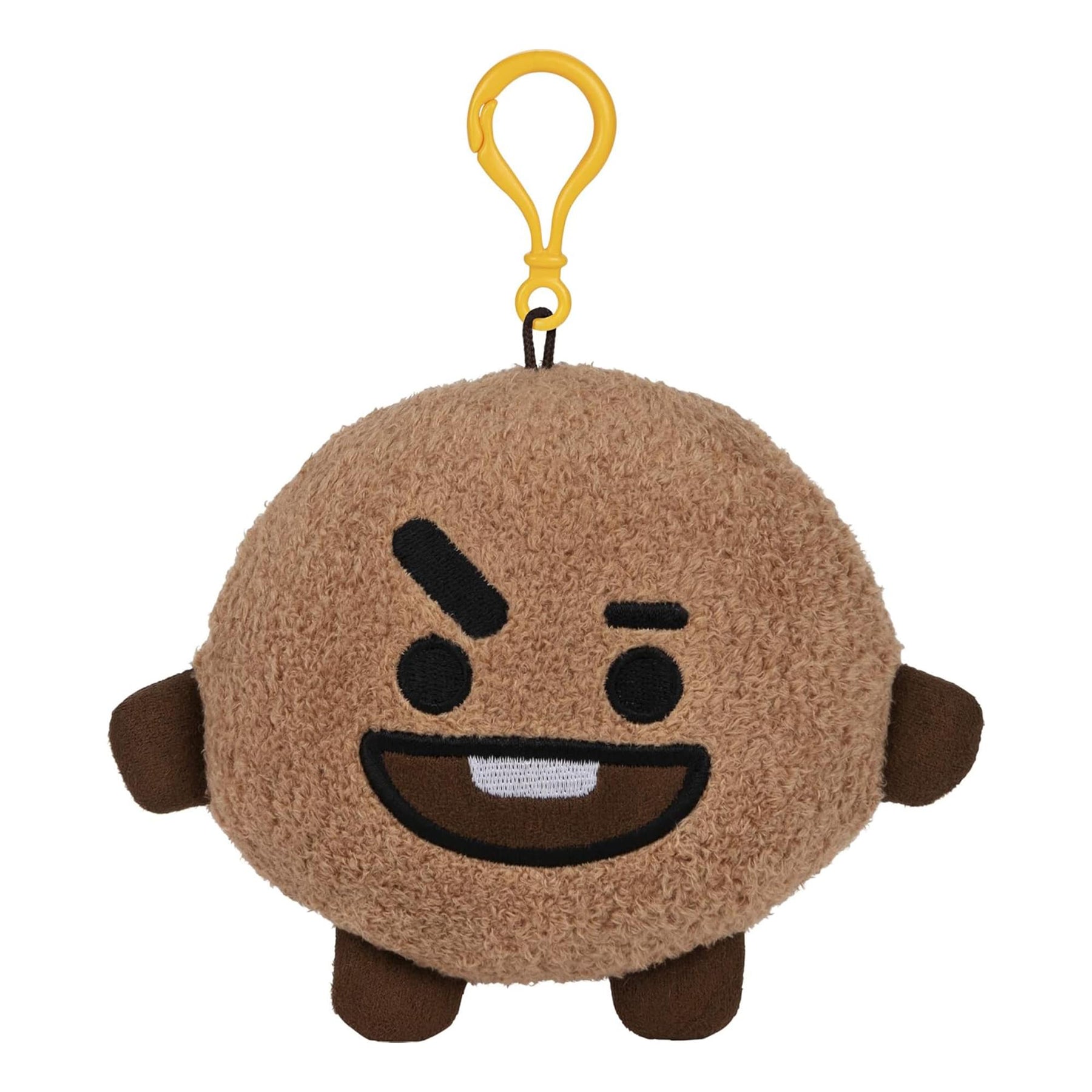 Line Friends BT21 4 Inch Plush Backpack Clip | Shooky