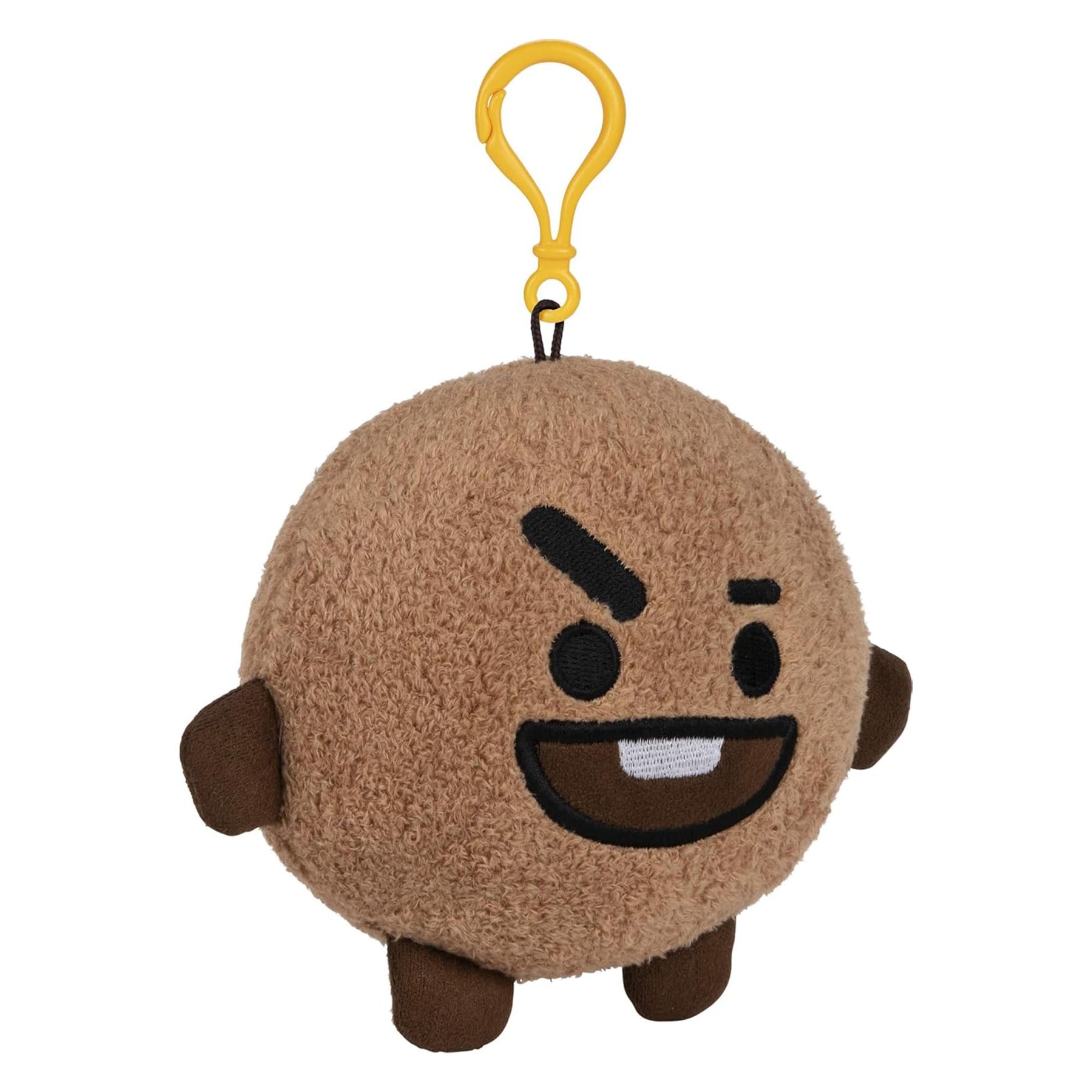 Line Friends BT21 4 Inch Plush Backpack Clip | Shooky
