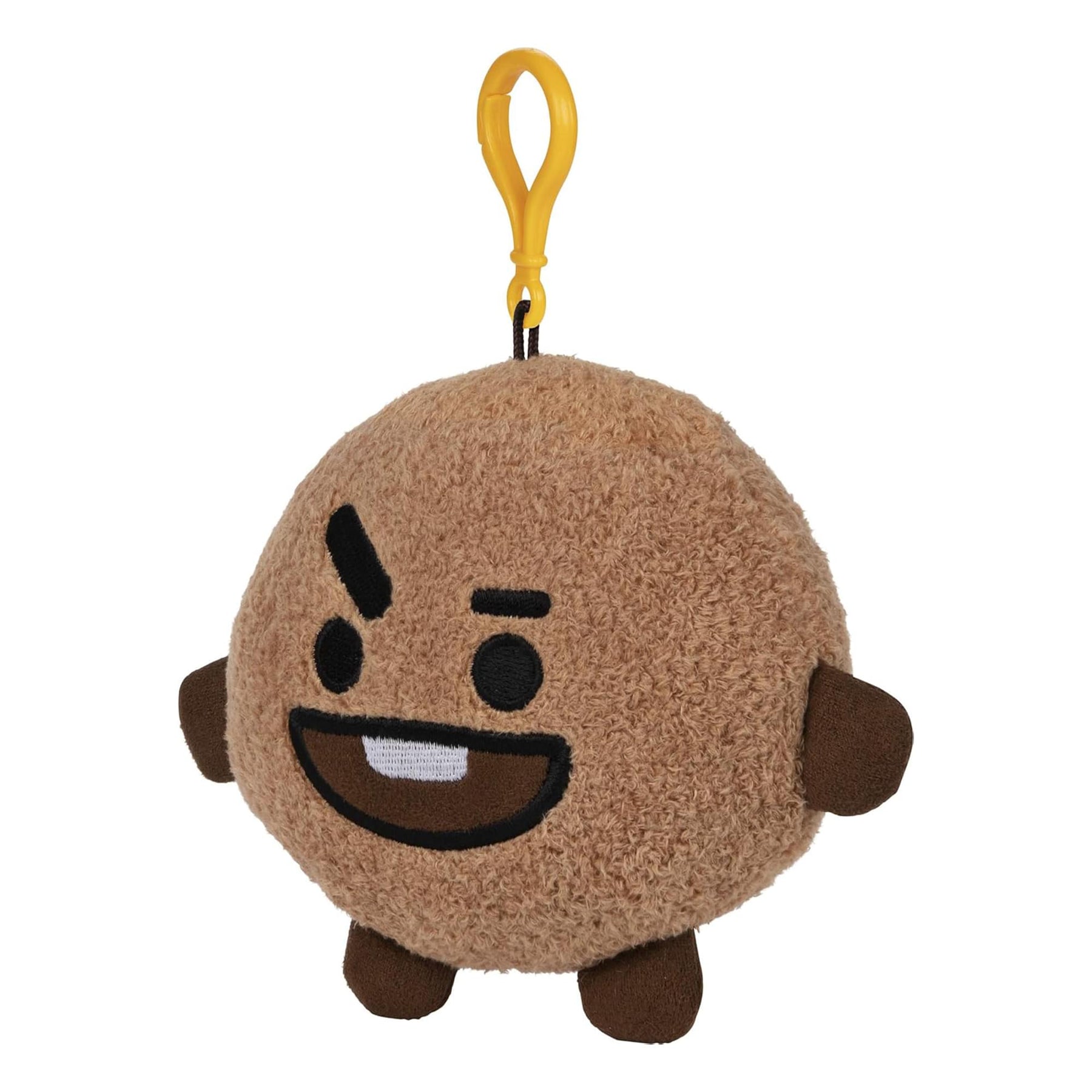 Line Friends BT21 4 Inch Plush Backpack Clip | Shooky