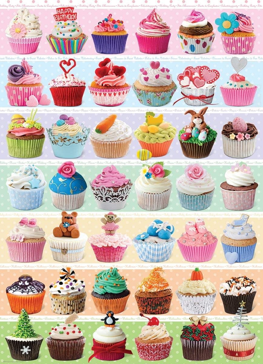 Cupcake Celebration 1000 Piece Jigsaw Puzzle