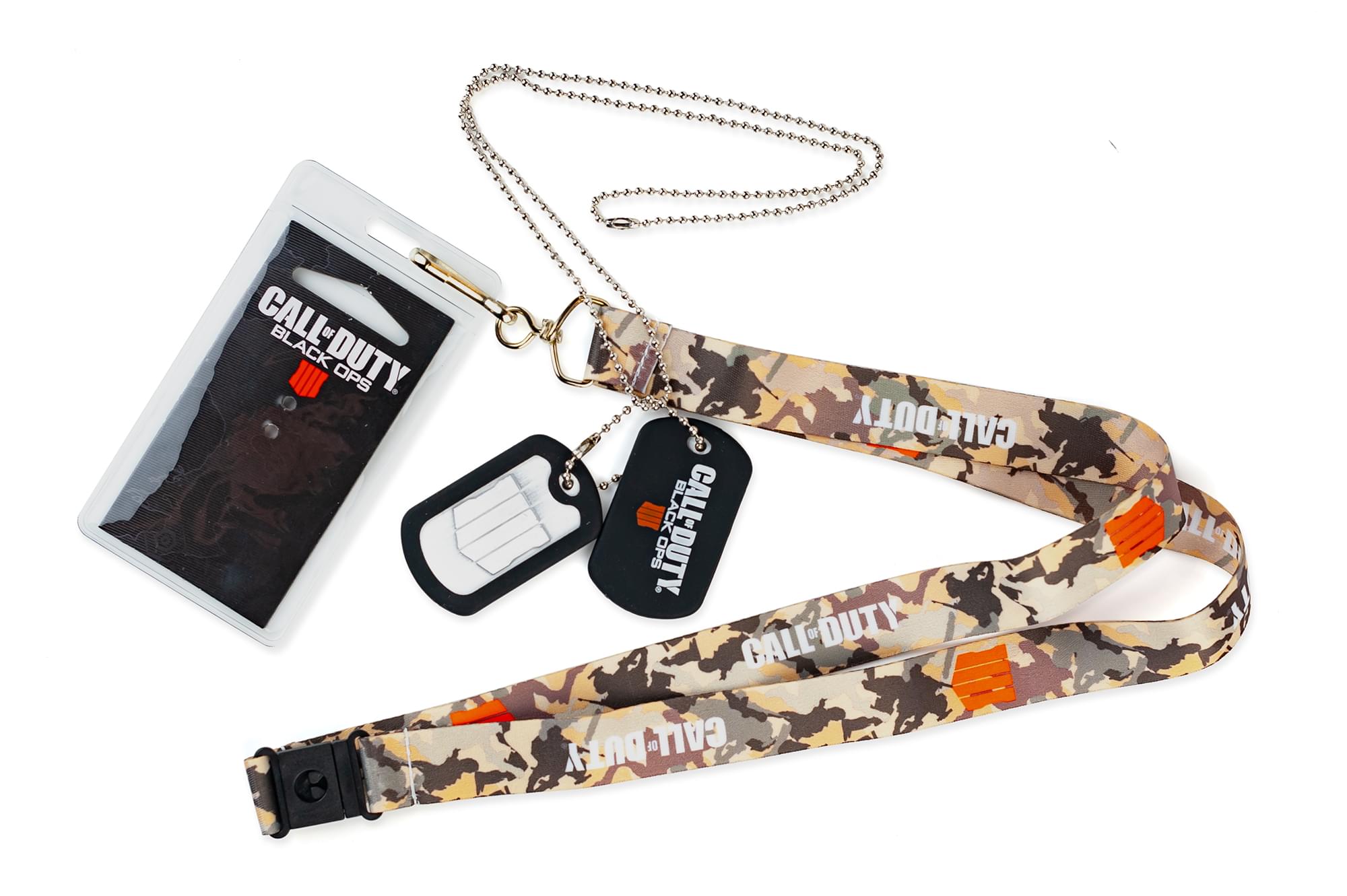 Call of Duty Black Ops 4 Lanyard & Dog Tag Gift Set | Free