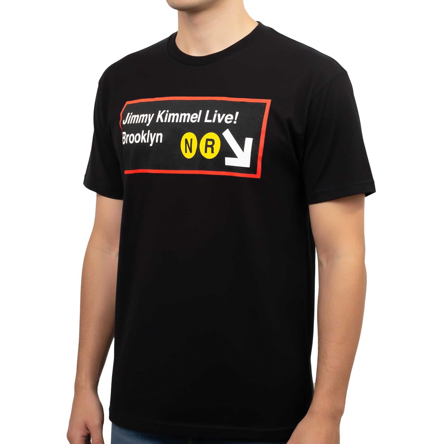 Jimmy Kimmel Live! Subway Black Tee Shirt Adult Unisex