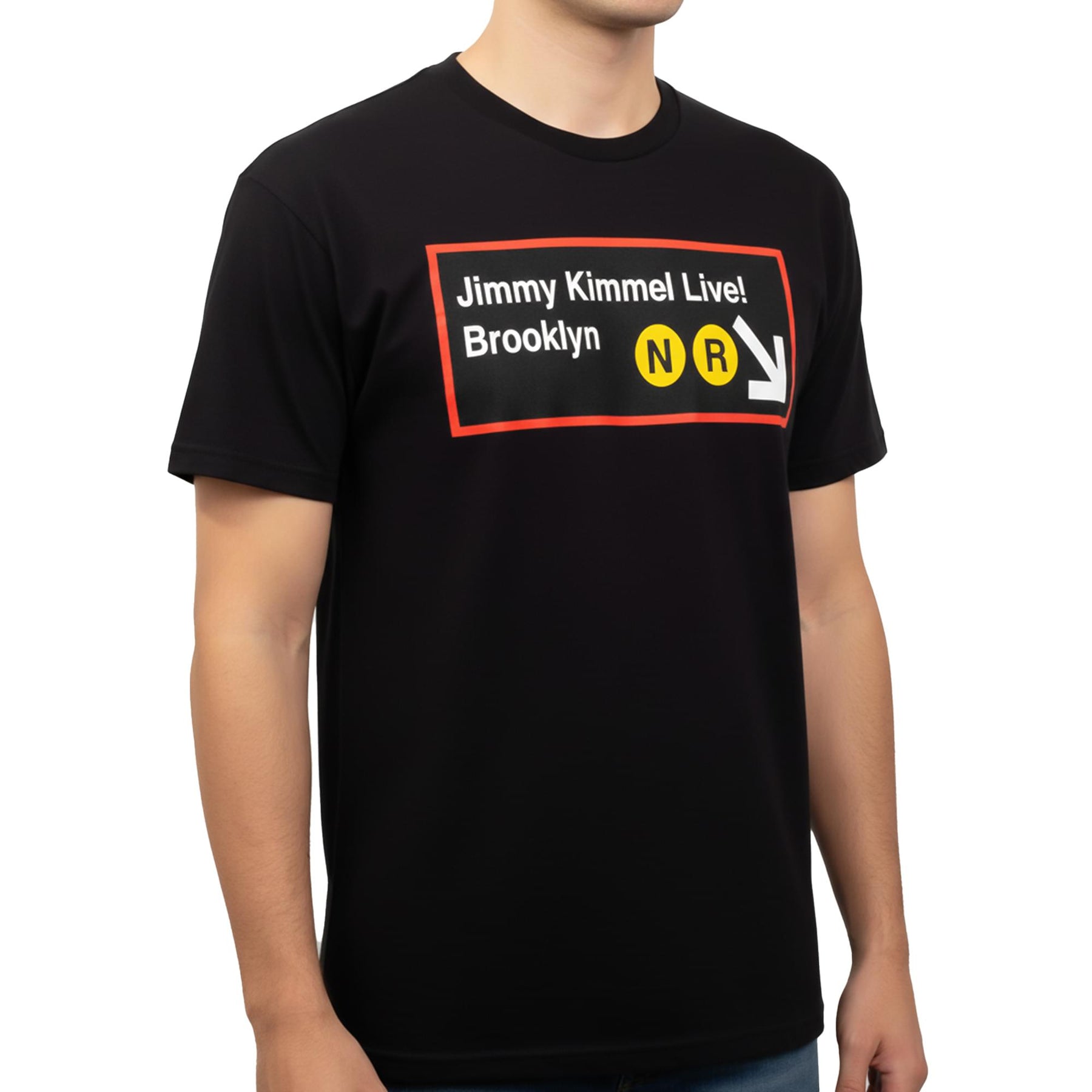 Jimmy Kimmel Live! Subway Black Tee Shirt Adult Unisex
