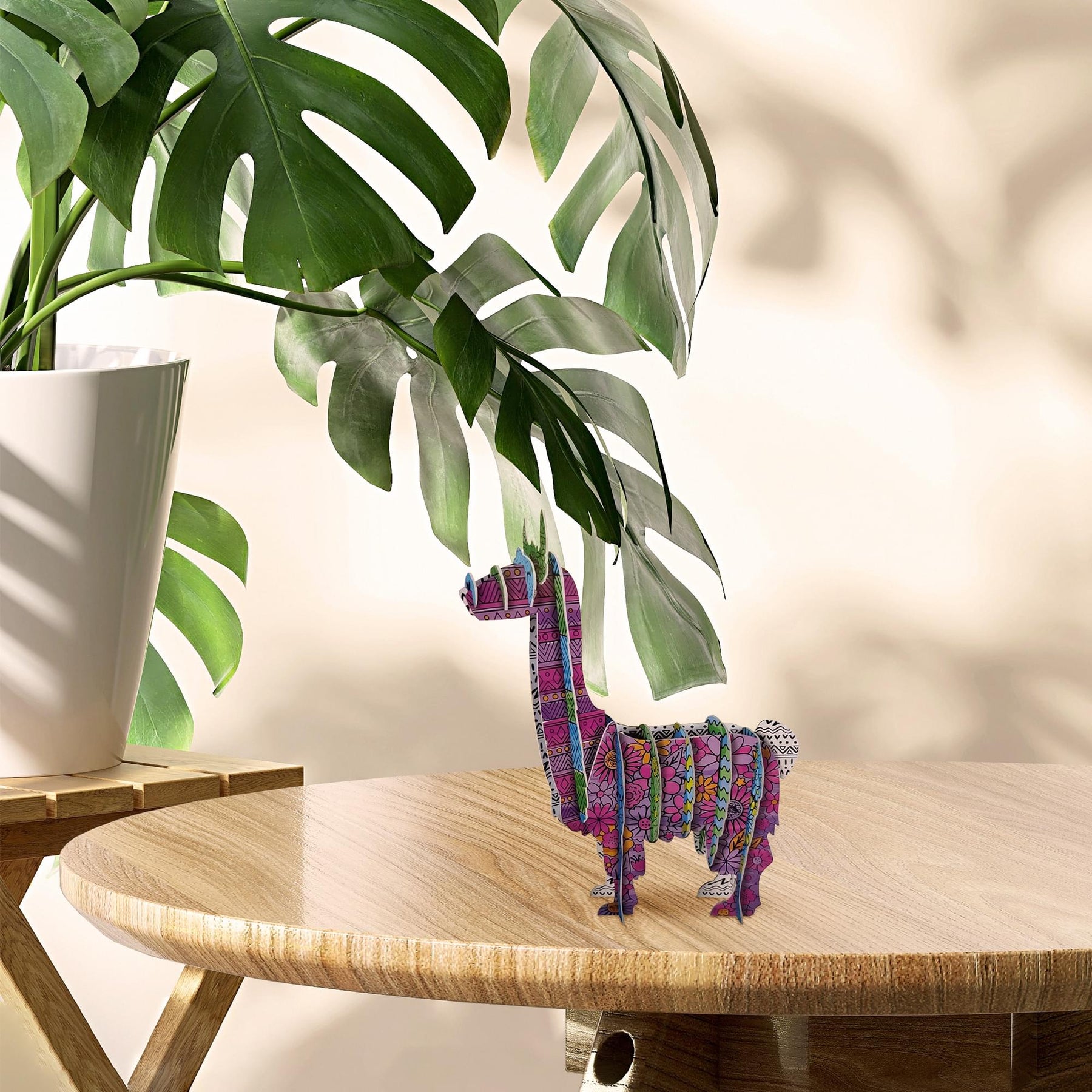 Fashion Angels Color This 3D Llama Puzzle