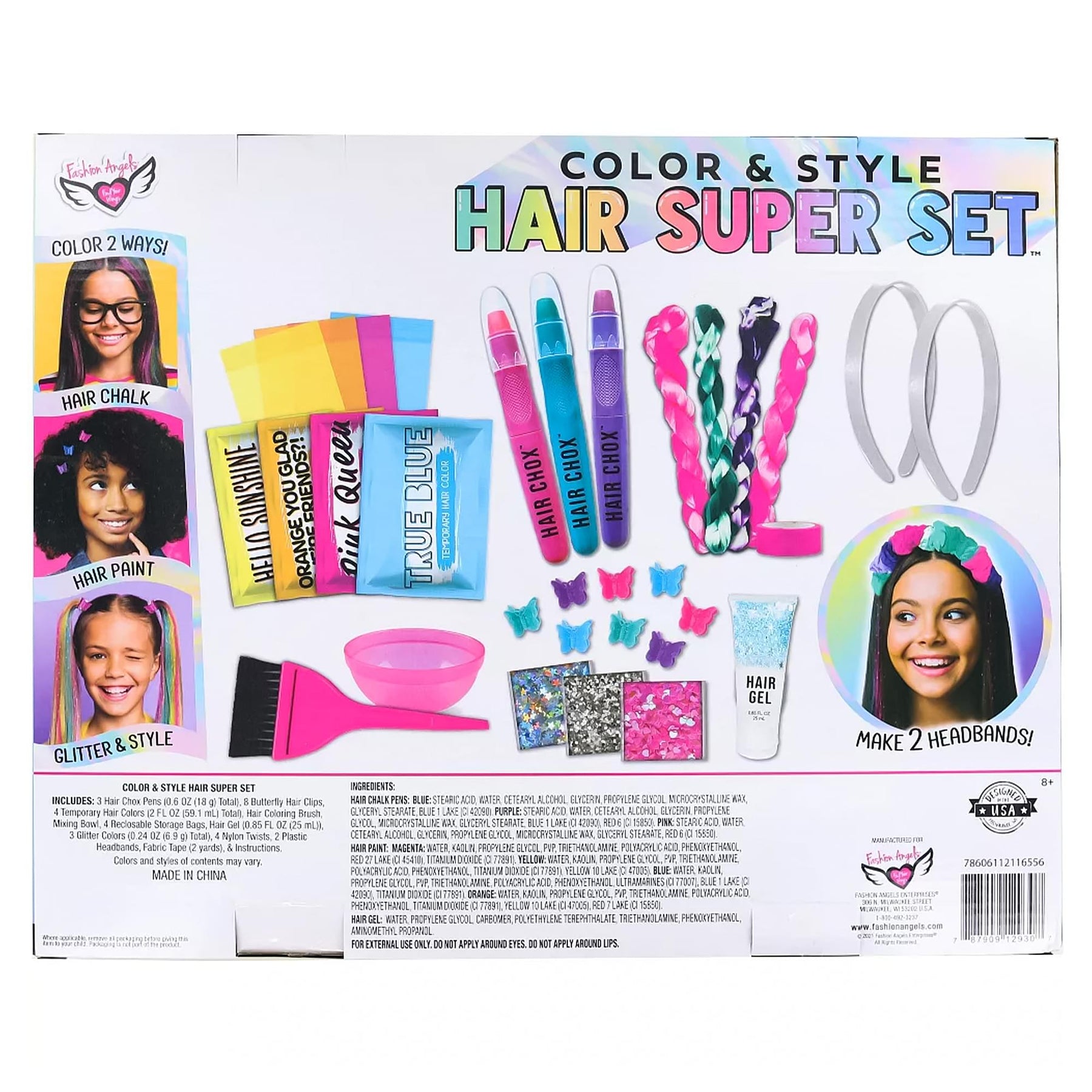 Fashion Angels Color & Style Hair Styling Super Set