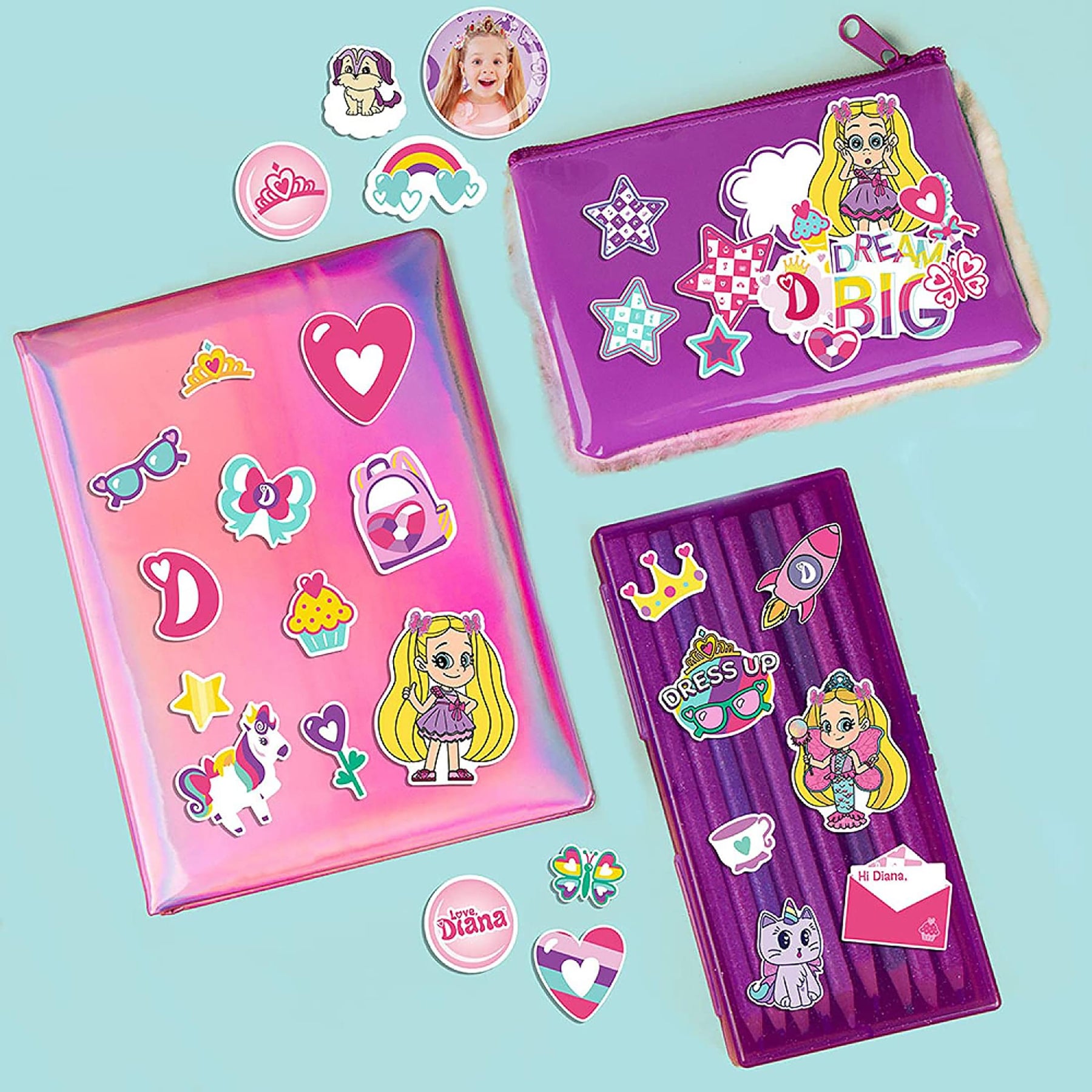 Fashion Angels Love, Diana 1000+ Cute 40 Page Sticker Book