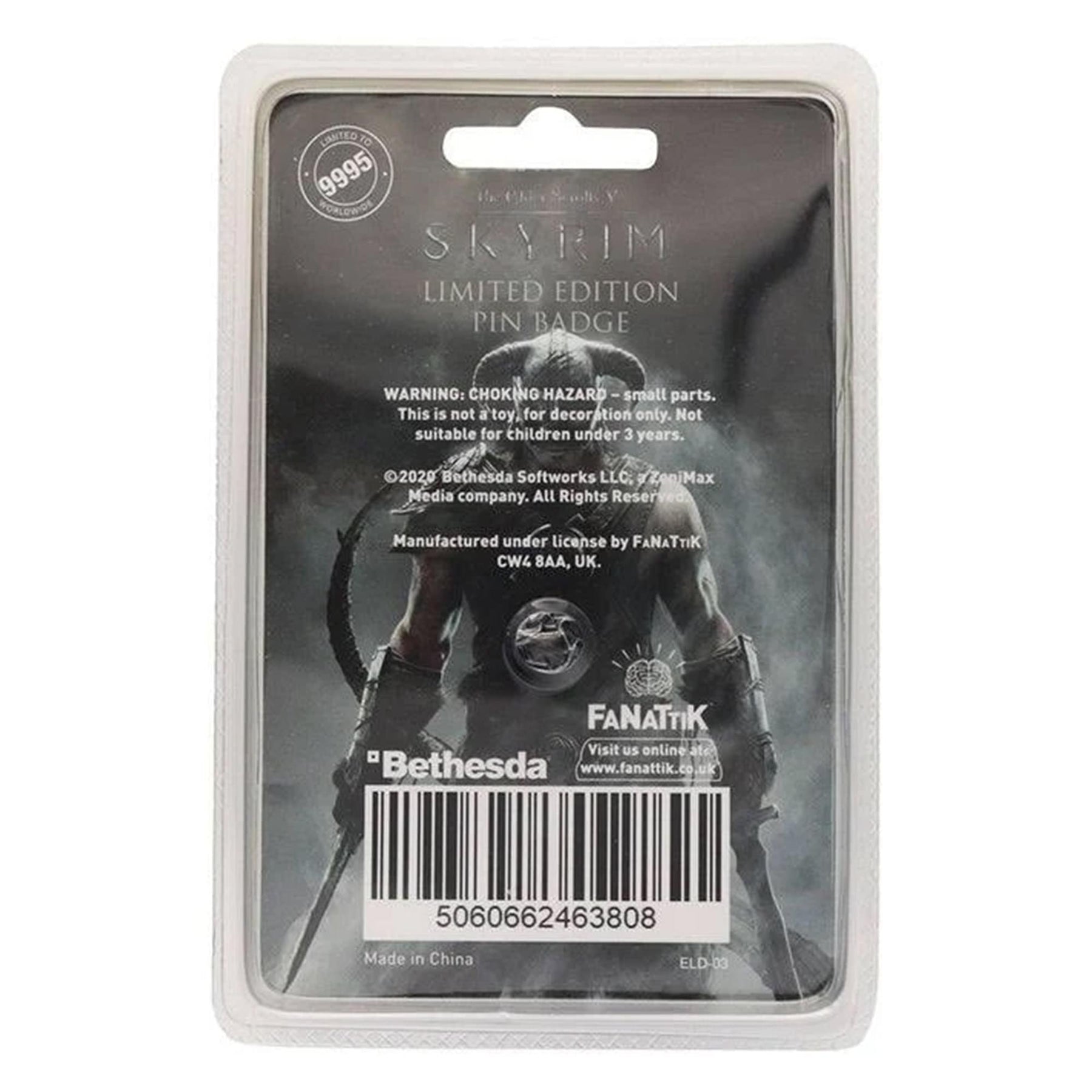 The Elder Scrolls V: Skyrim Limited Edition Pin Badge