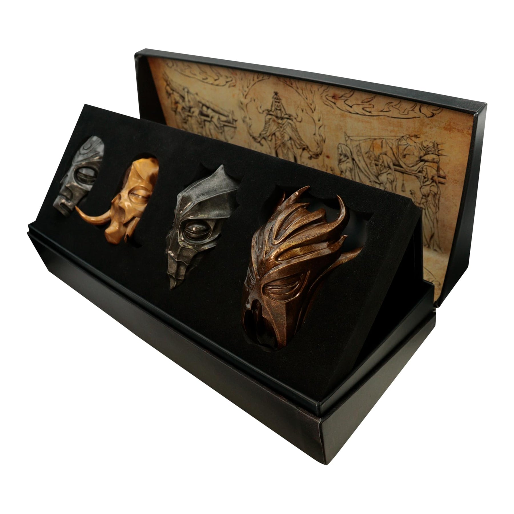 The Elder Scrolls V: Skyrim Set of 4 Dragon Priest Masks