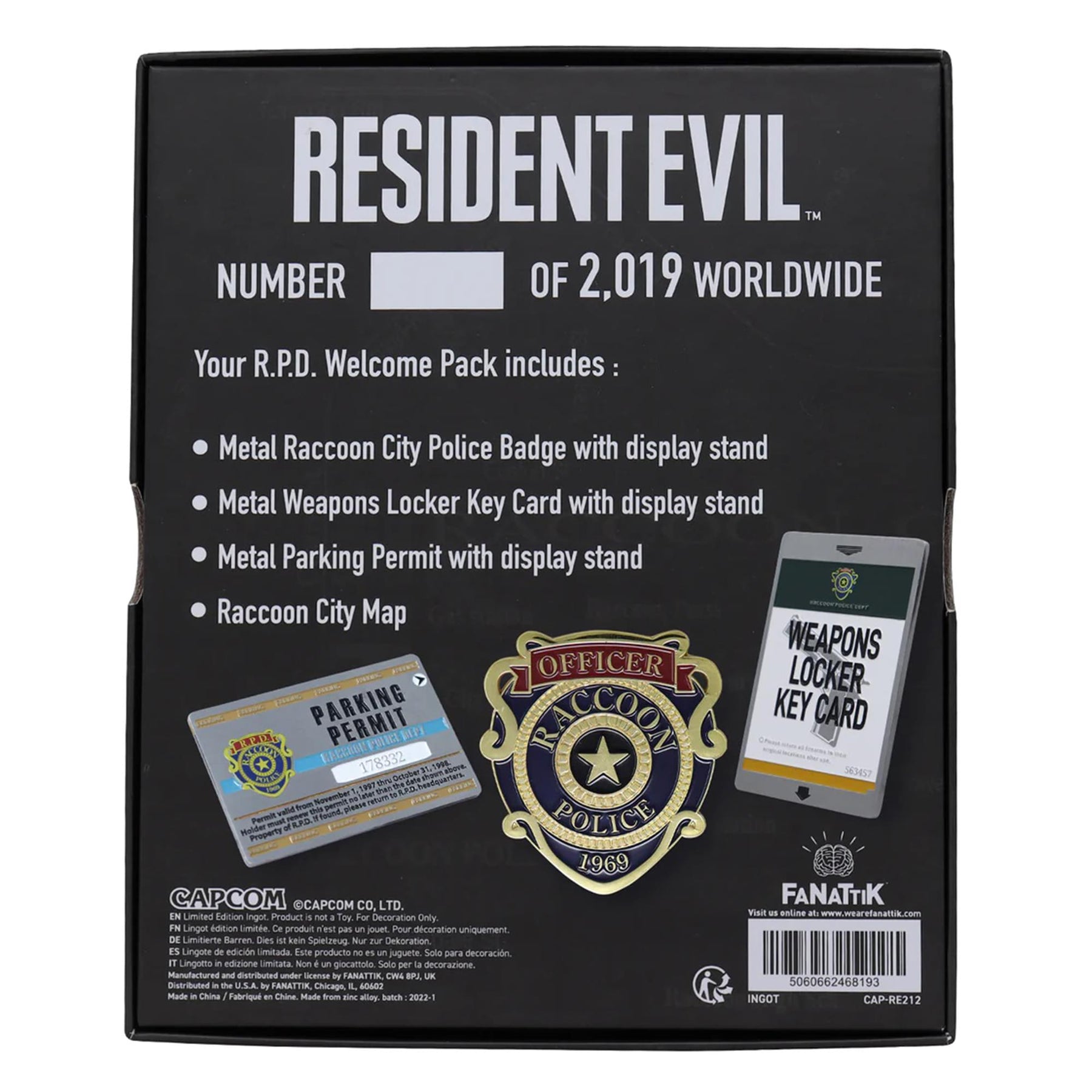 Resident Evil 2 Limited Edition R.P.D Welcome Pack