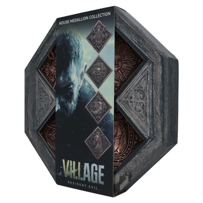 Resident Evil Village Replica House Crest Medallion Set