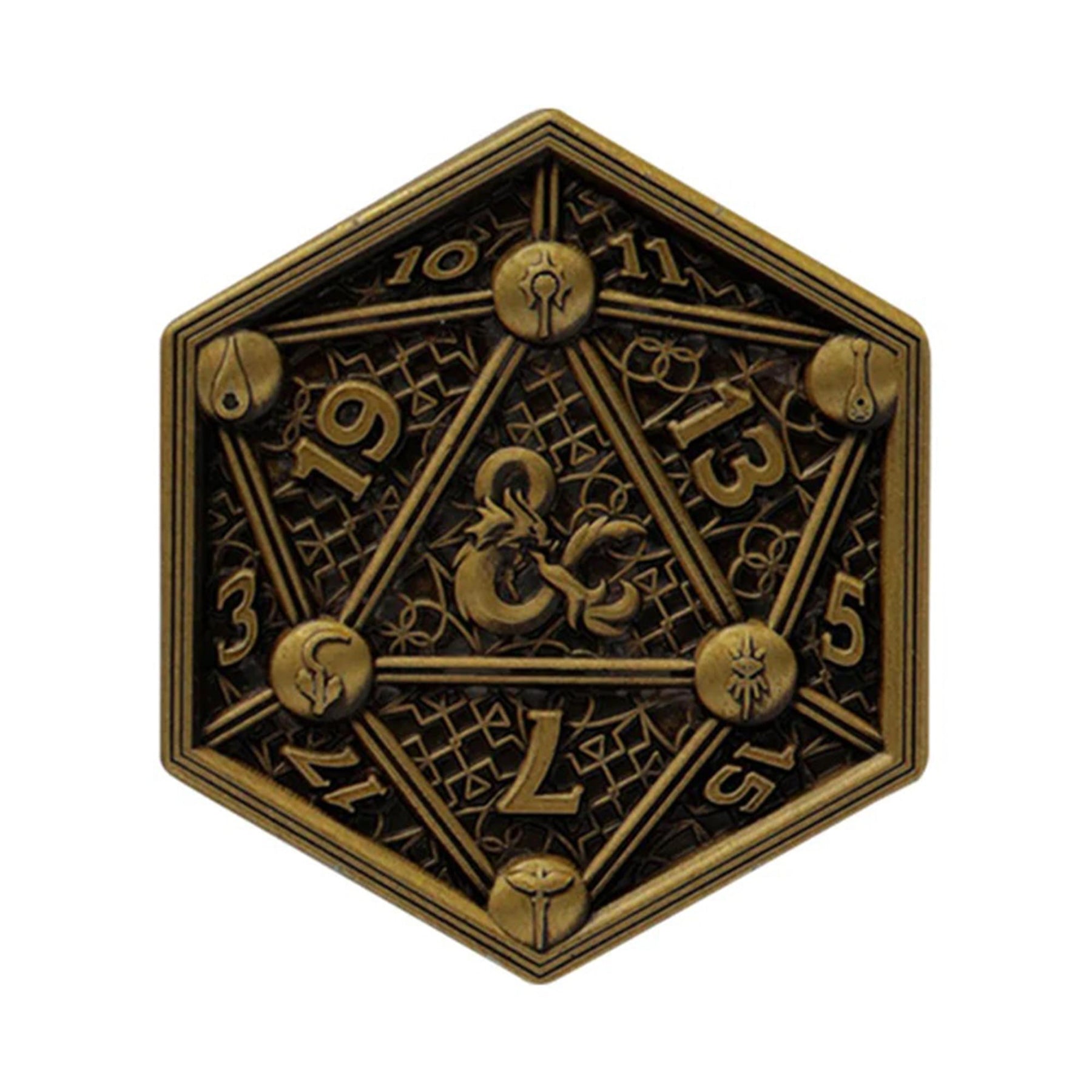 Dungeons & Dragons Class Cards and D20 Flip Coin