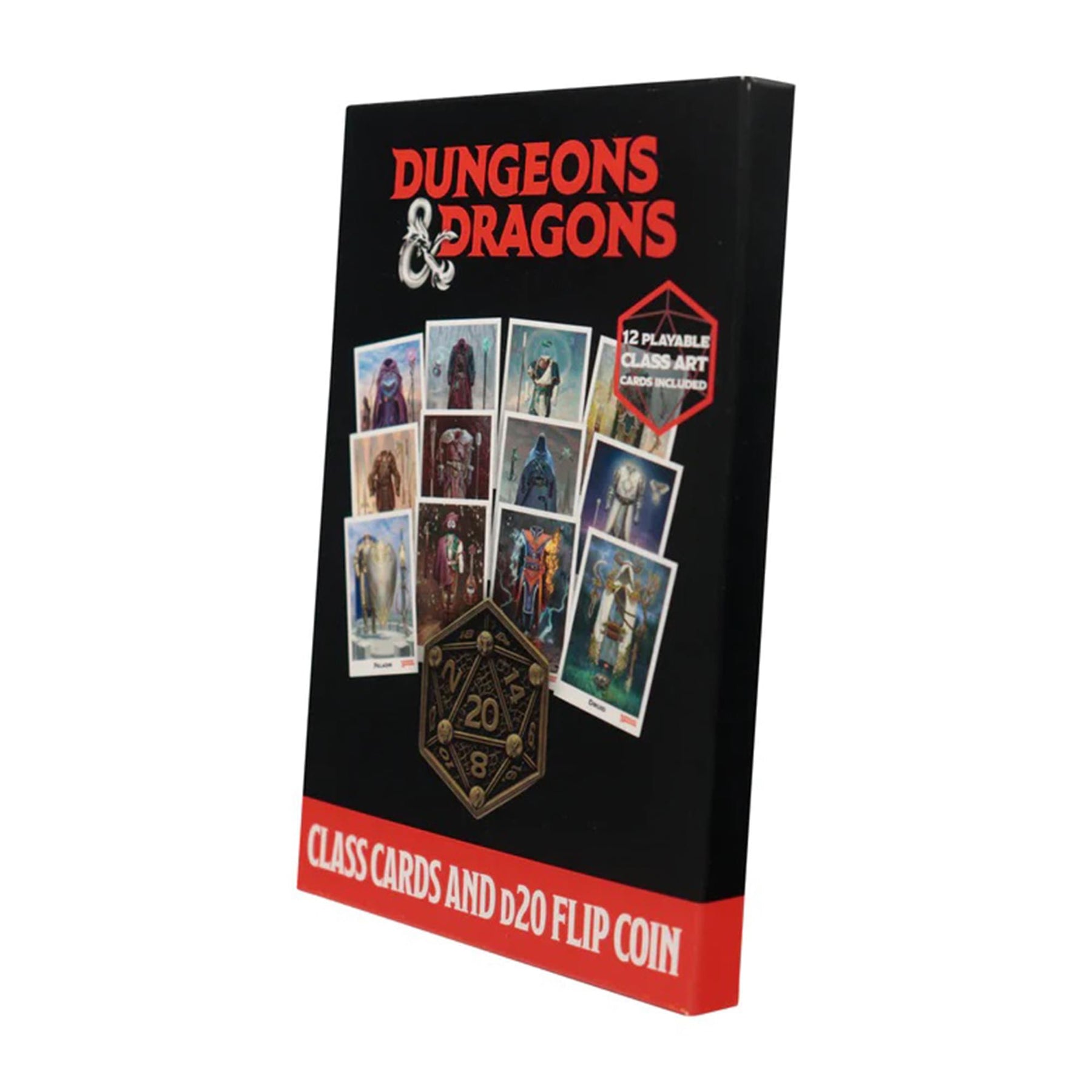 Dungeons & Dragons Class Cards and D20 Flip Coin