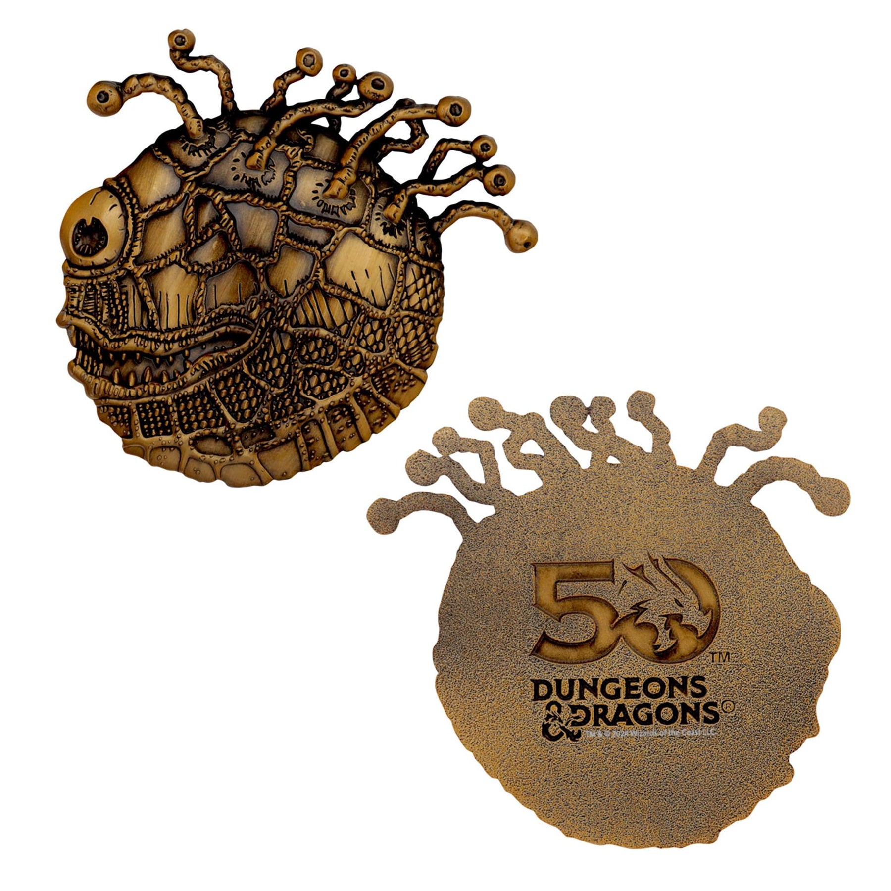Dungeons & Dragons 50th Anniversary Beholder Twin Medallion Set