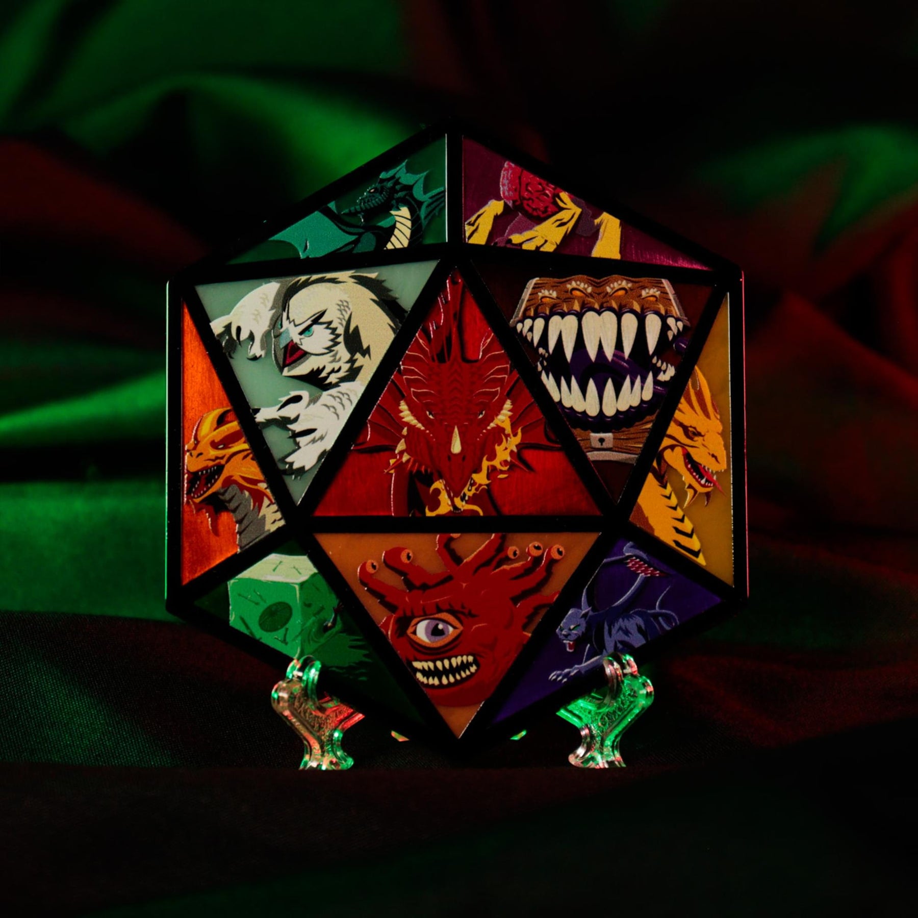 Dungeons & Dragons D20 Die Metal Medallion