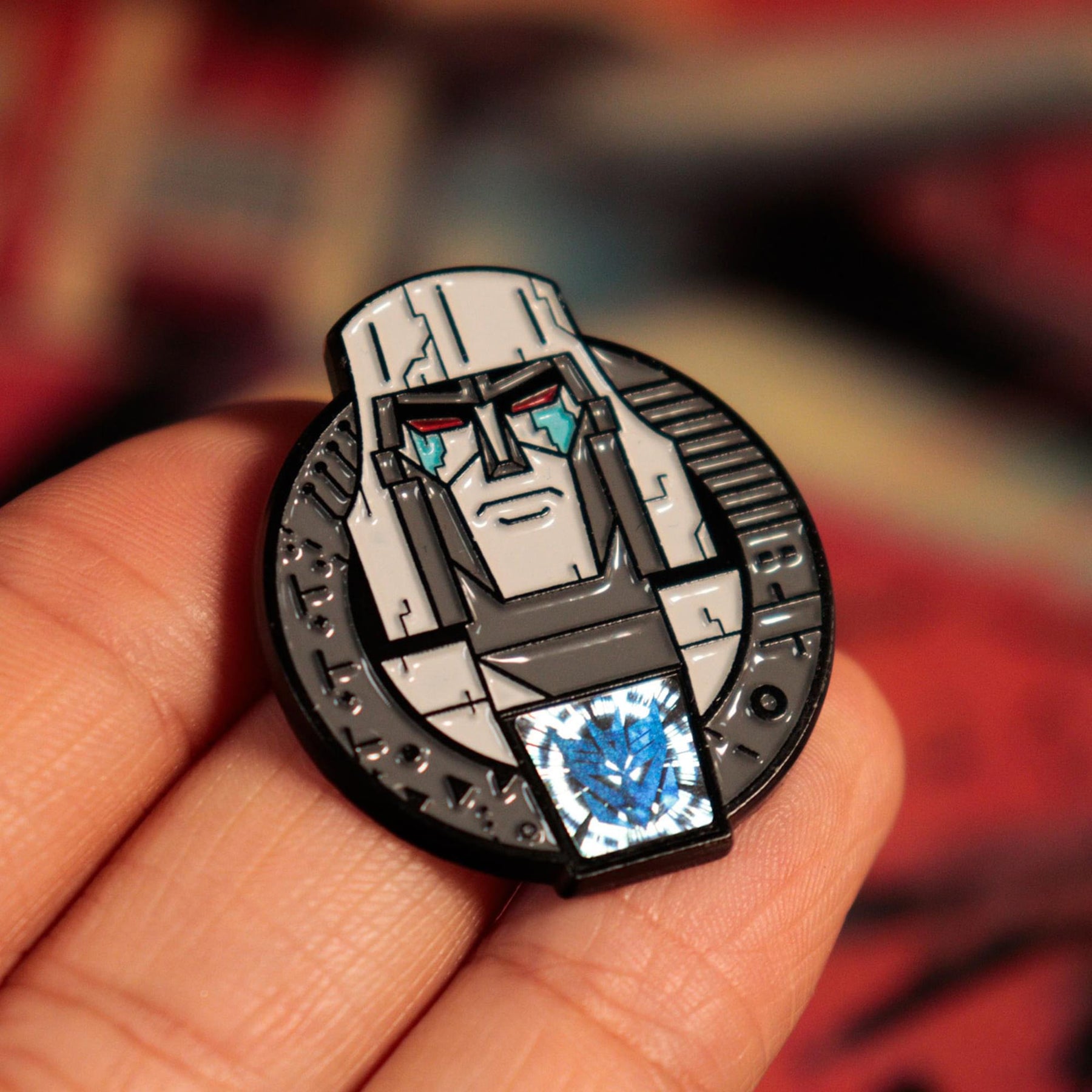 Transformers 40th Anniversary Optimus Prime and Megatron Pin Badge Set