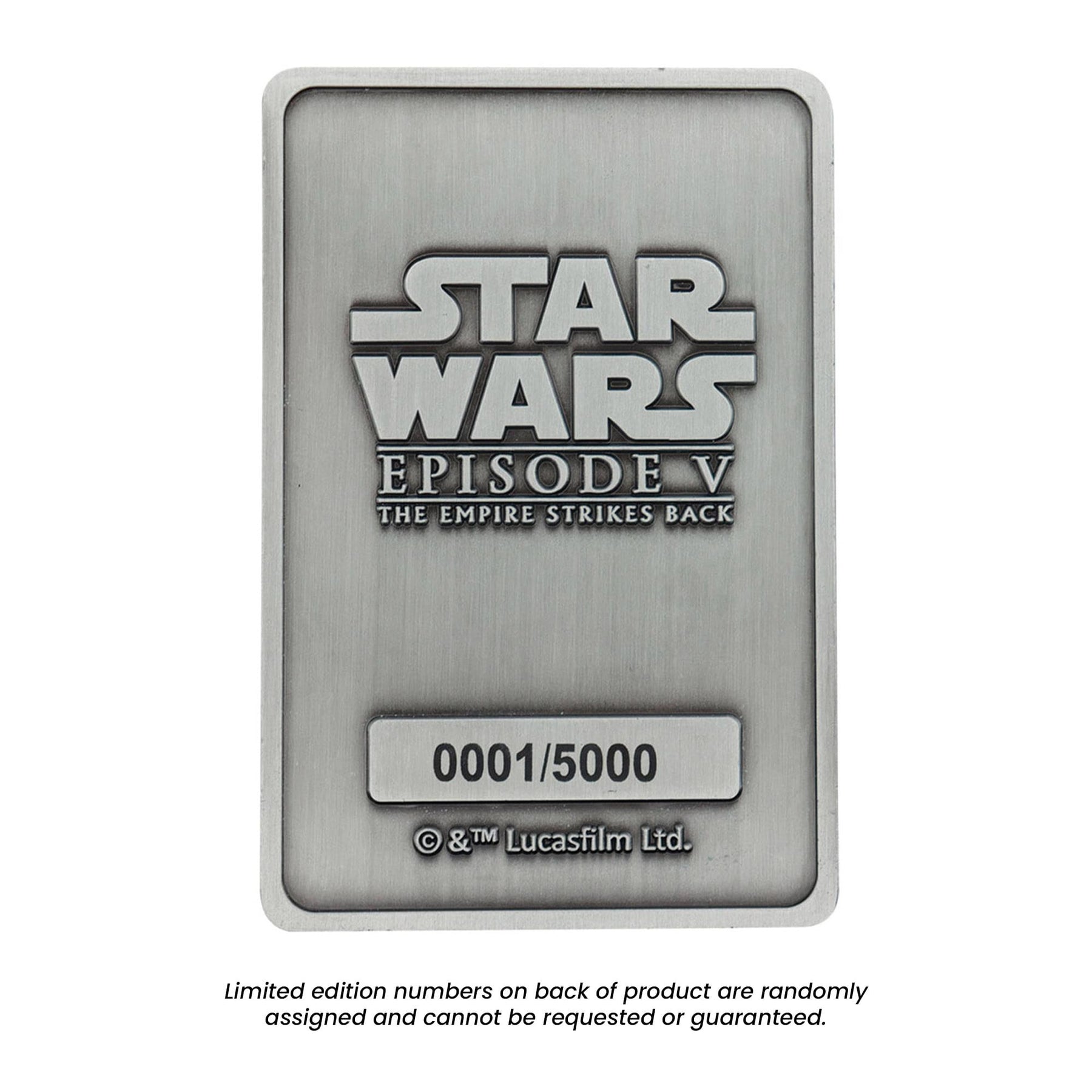 Star Wars Episode V: The Empire Strikes Back Luke and Vader Replica Ingot