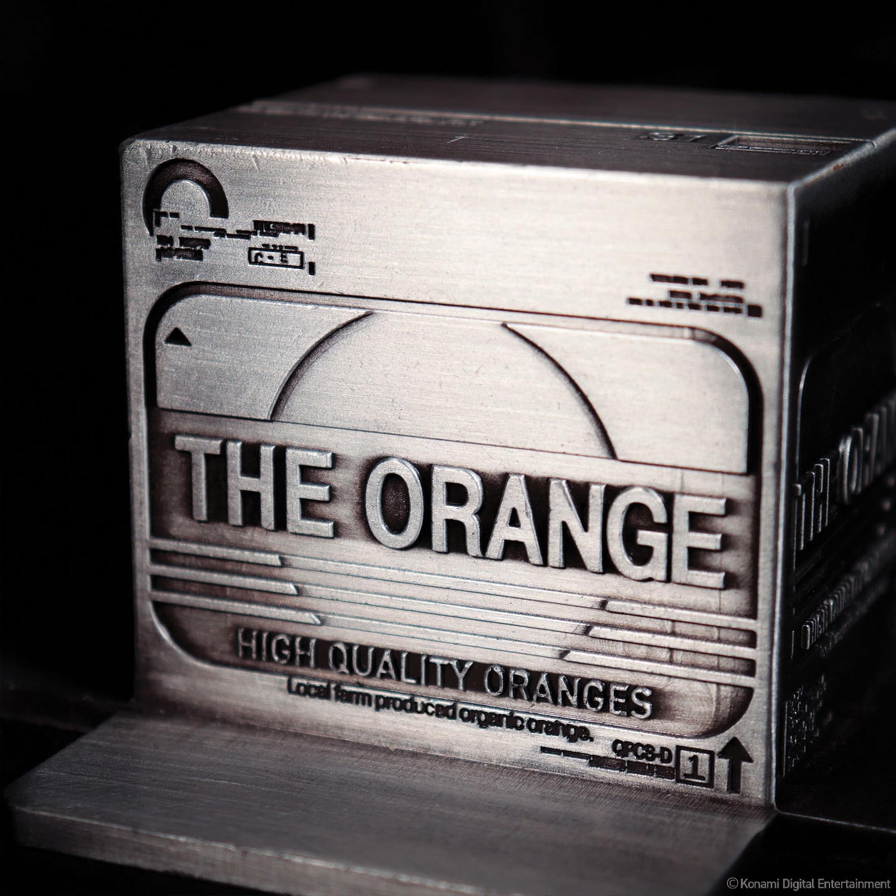 Metal Gear Solid 2 Metal Replica Cardboard Box