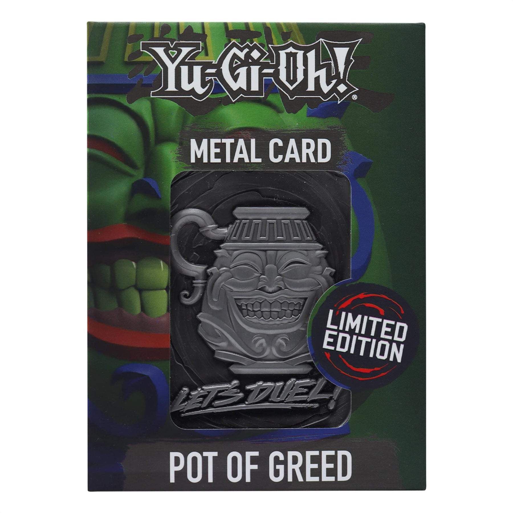 Yu-Gi-Oh! Limited Edition Pot of Greed Metal Card