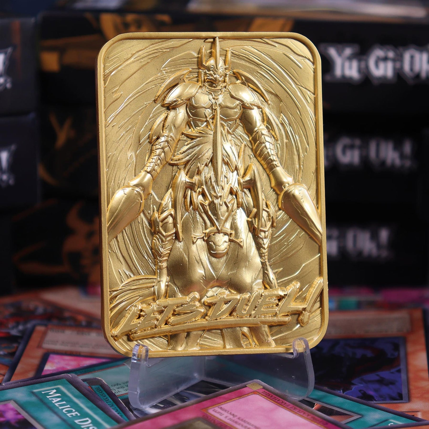 Yu-Gi-Oh! Limited Edition 24k Gold Plated Gaia the Fierce Knight Metal Card