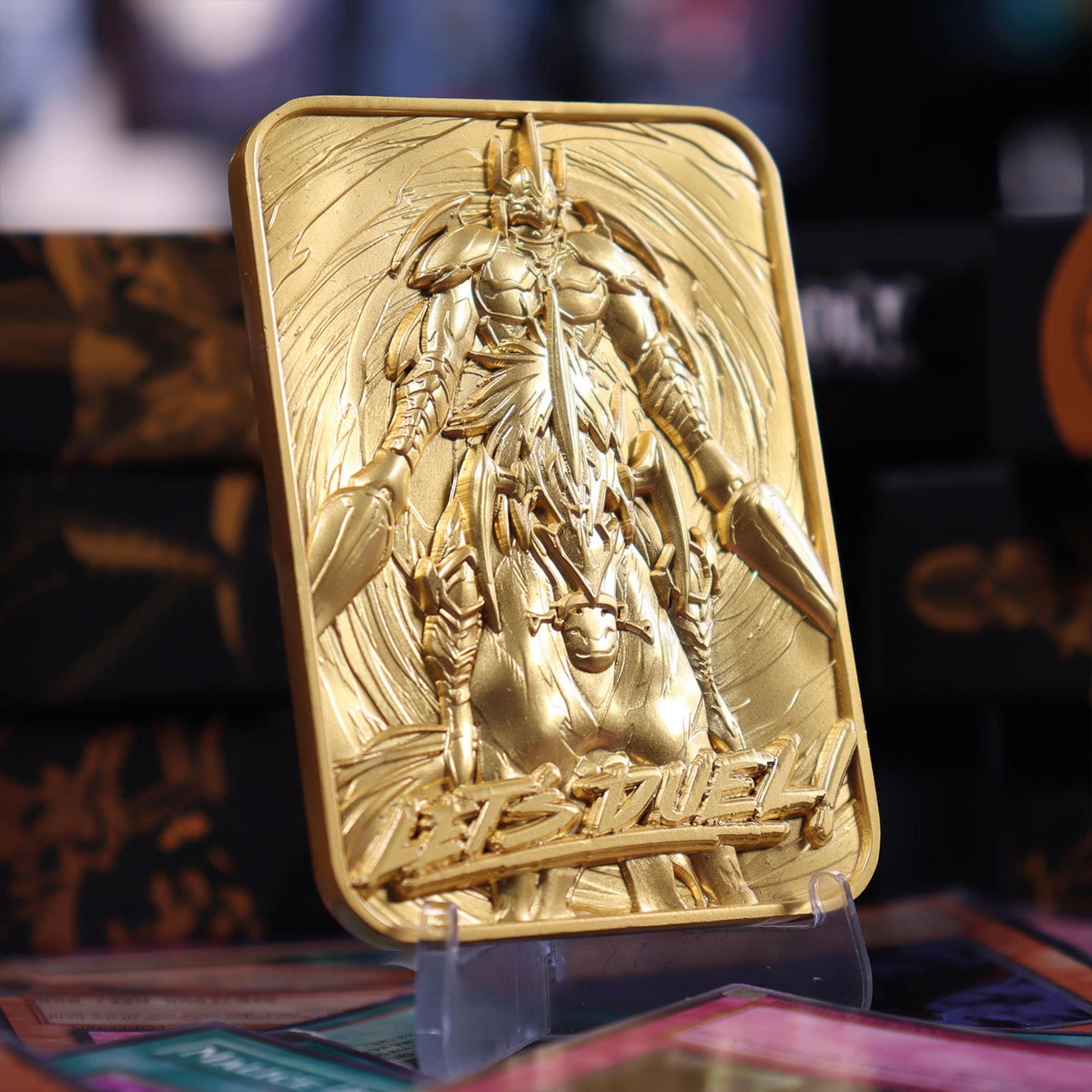 Yu-Gi-Oh! Limited Edition 24k Gold Plated Gaia the Fierce Knight Metal Card