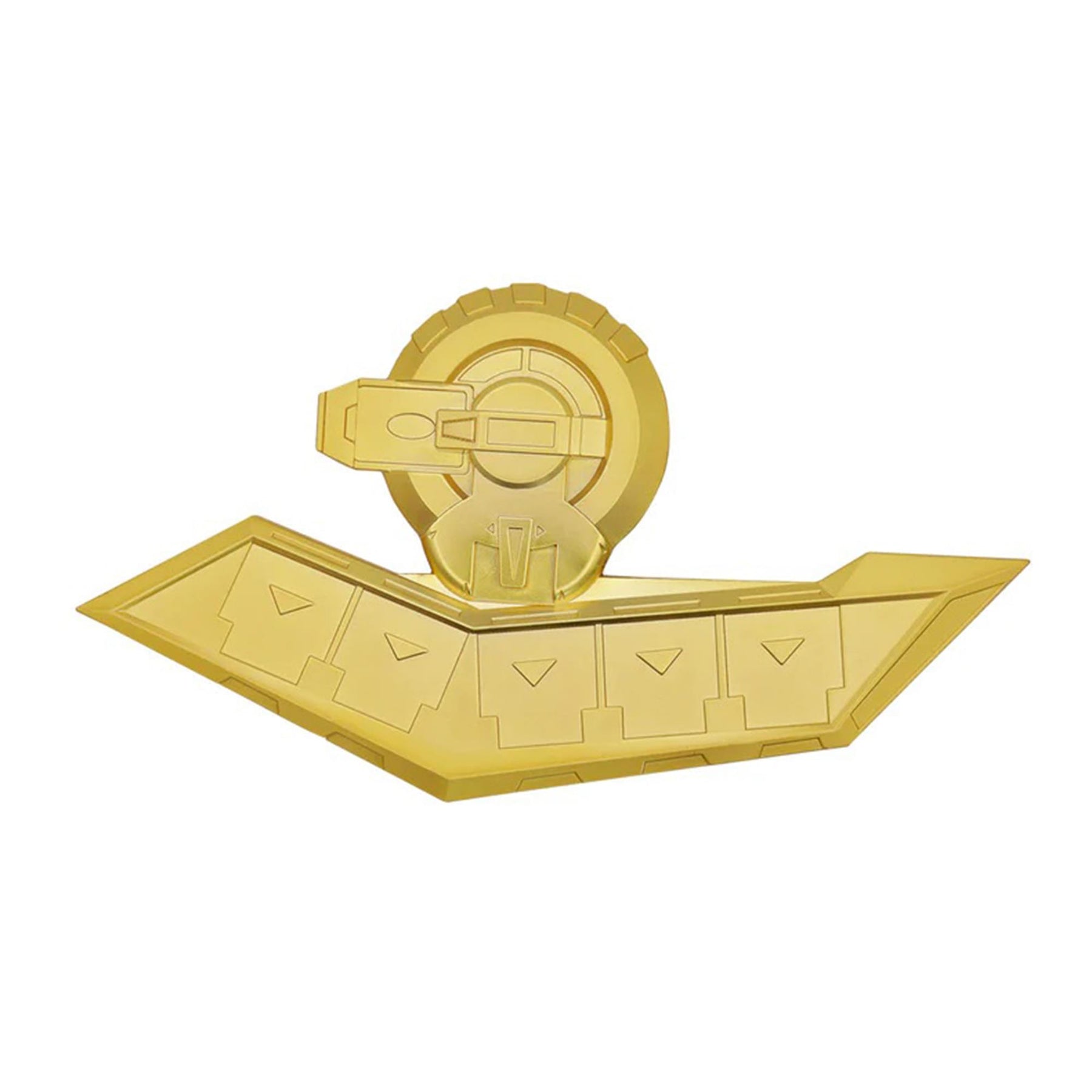 Yu-Gi-Oh! 24K Gold Plated Duel Disk Mini Replica