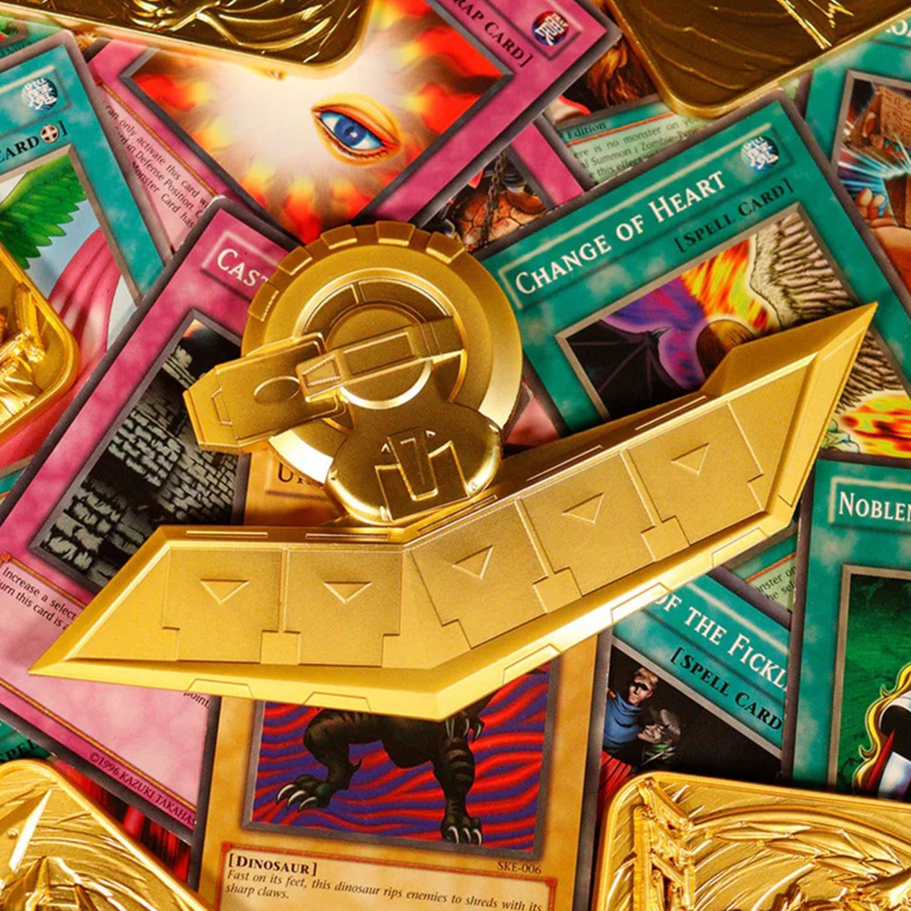 Yu-Gi-Oh! 24K Gold Plated Duel Disk Mini Replica