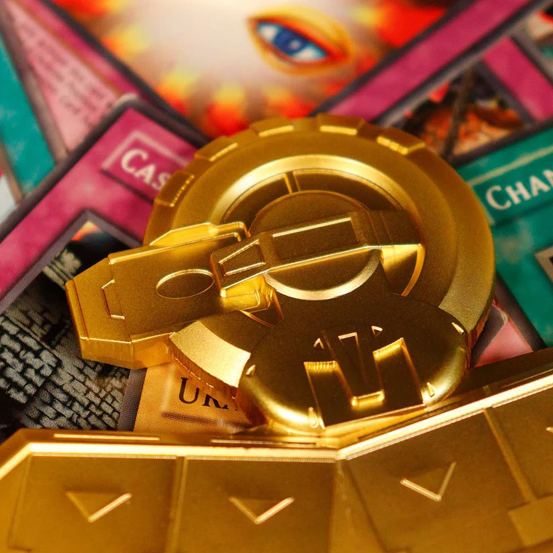 Yu-Gi-Oh! 24K Gold Plated Duel Disk Mini Replica