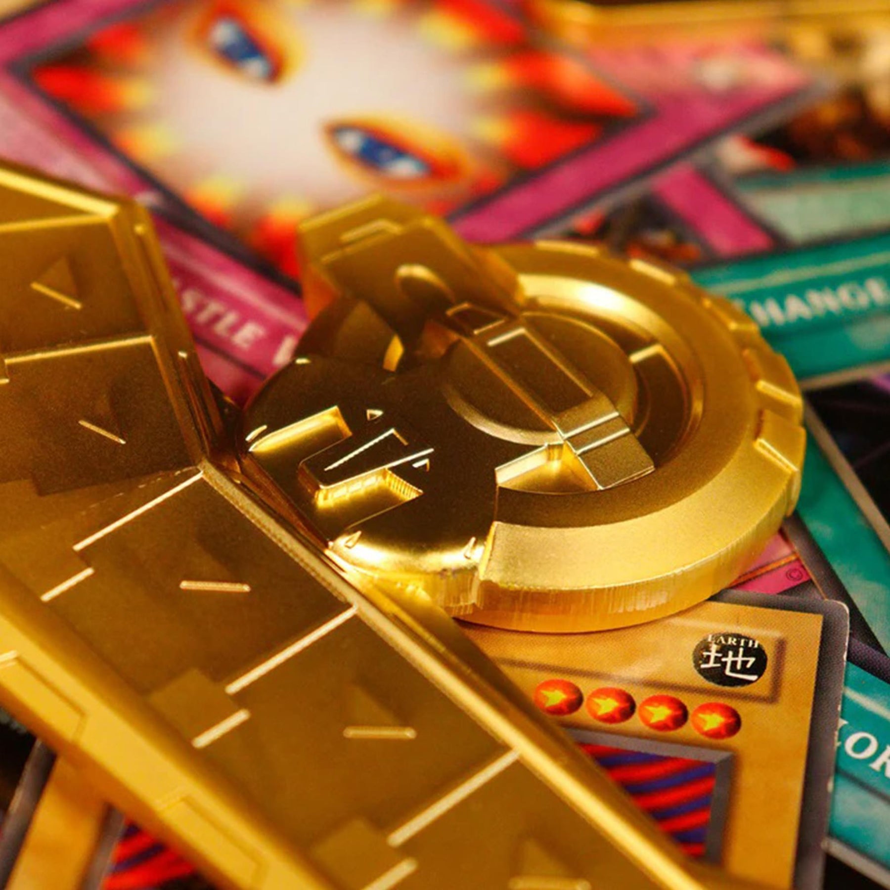 Yu-Gi-Oh! 24K Gold Plated Duel Disk Mini Replica