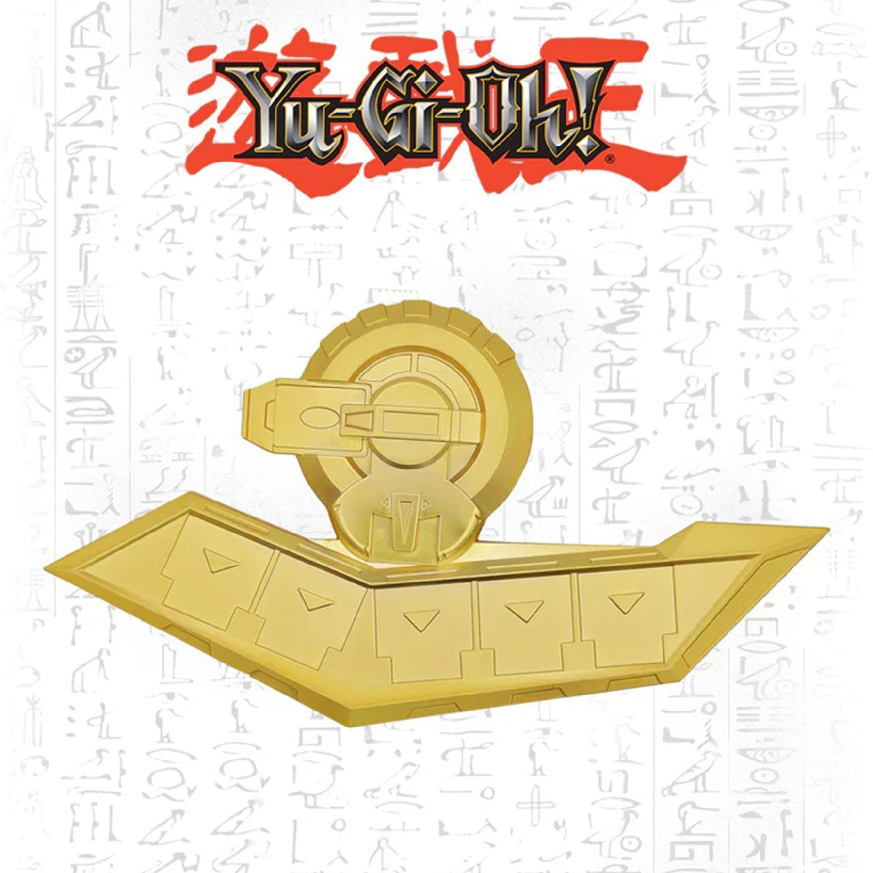 Yu-Gi-Oh! 24K Gold Plated Duel Disk Mini Replica