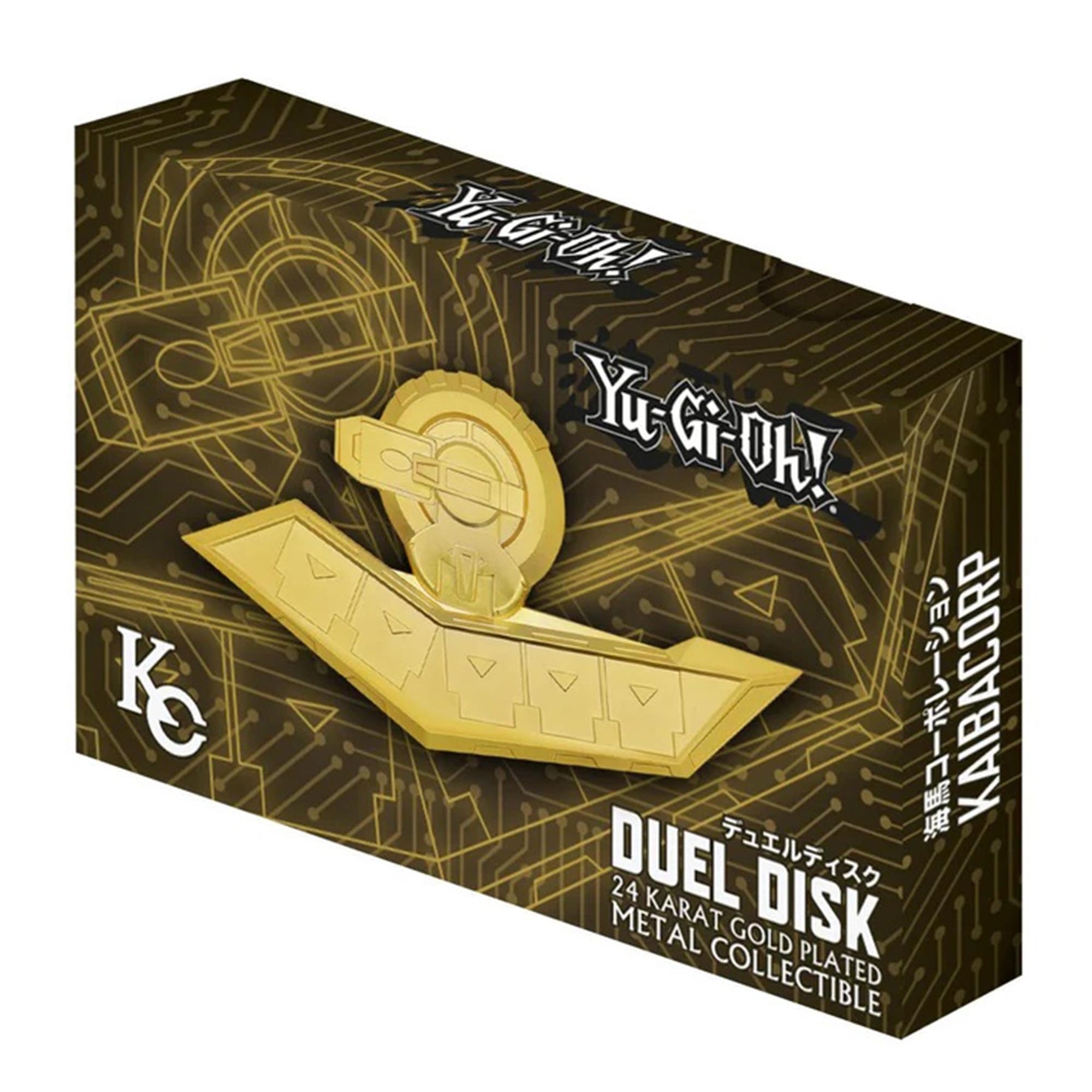 Yu-Gi-Oh! 24K Gold Plated Duel Disk Mini Replica