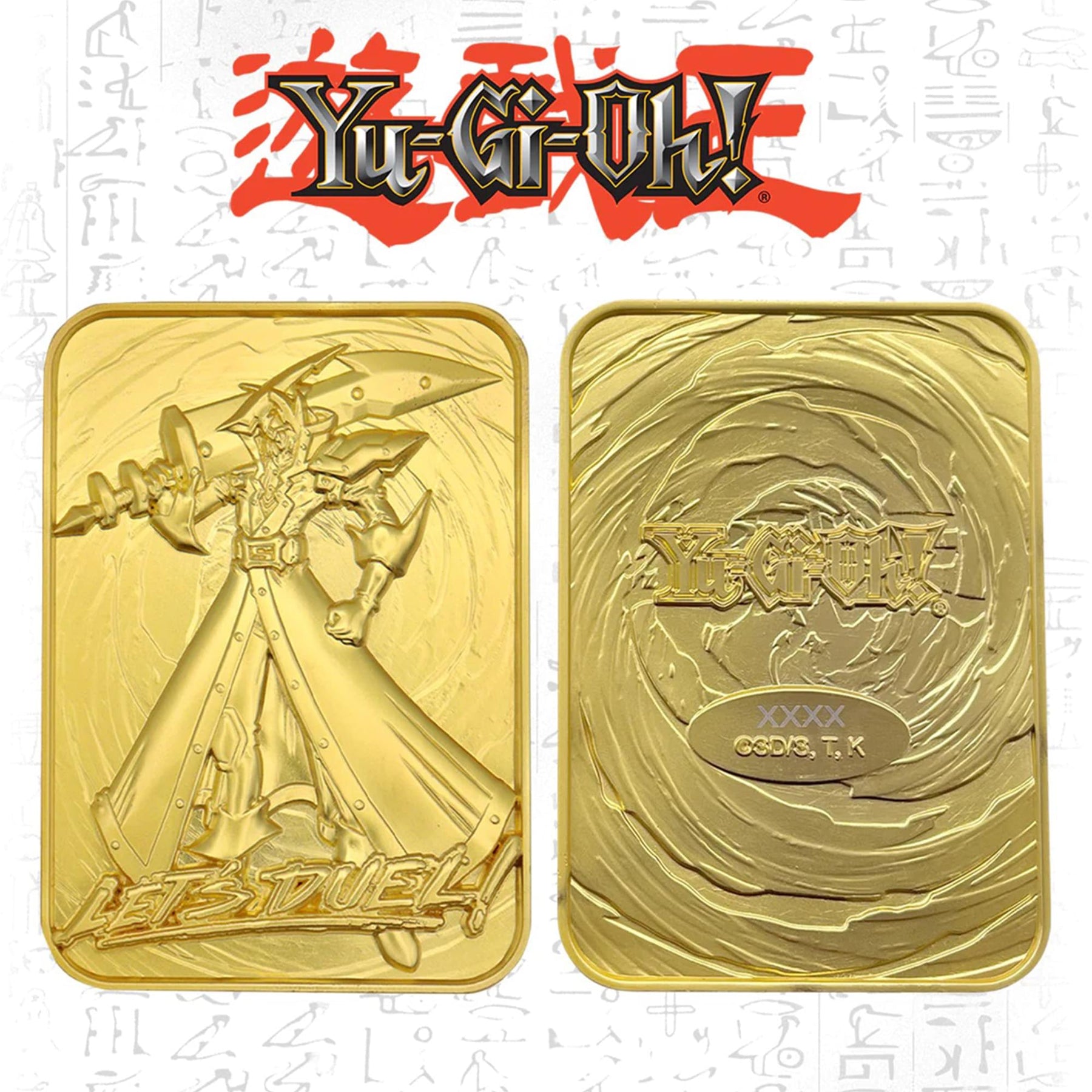 Yu-Gi-Oh! Limited Edition 24k Gold Plated Metal Card | Silent Swordsman