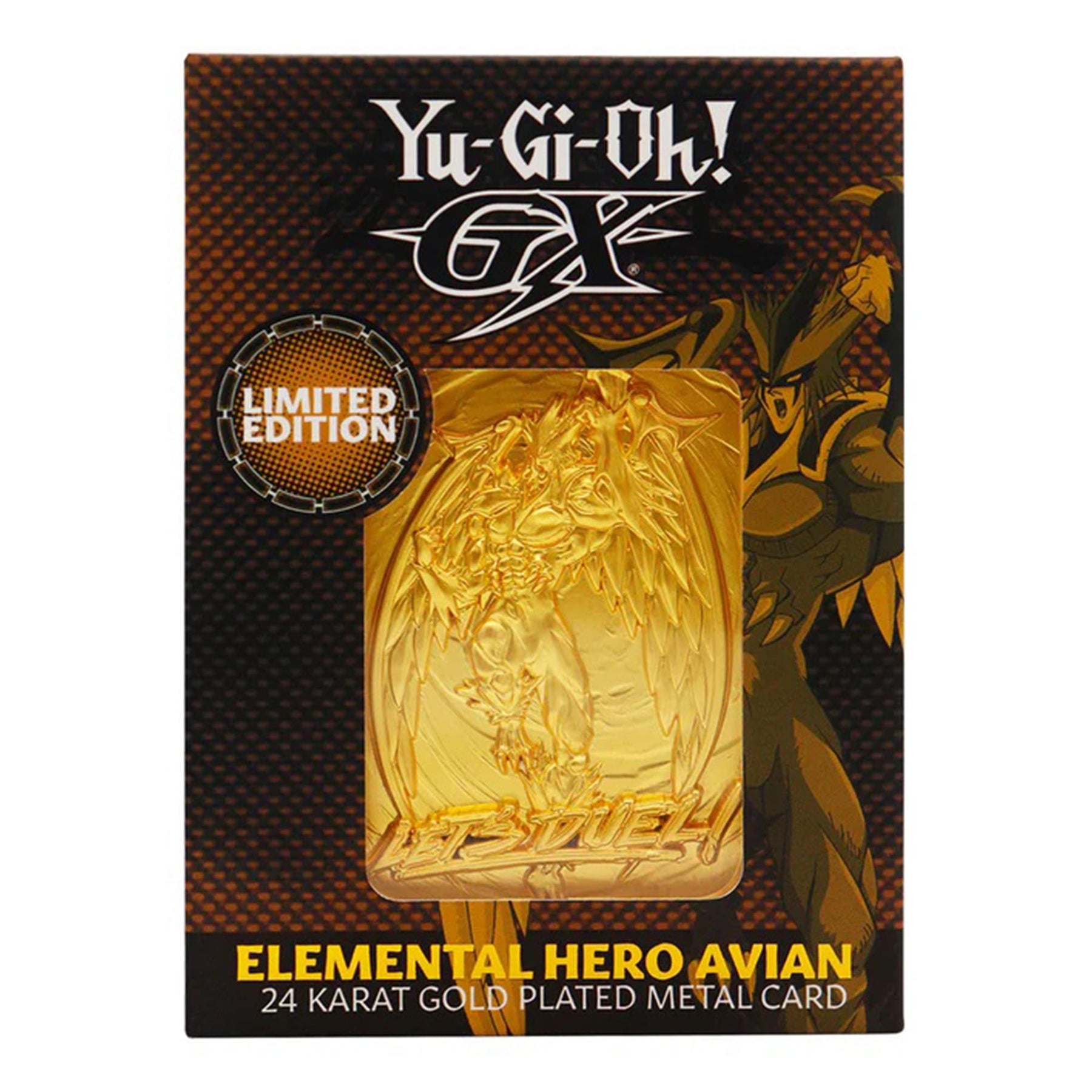 Yu-Gi-Oh! Elemental Hero Avian 24K Gold Plated Ingot