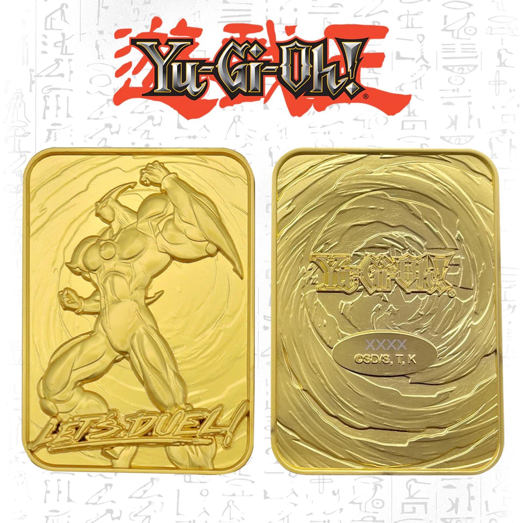 Yu-Gi-Oh! Elemental Hero Neos 24K Gold Plated Ingot