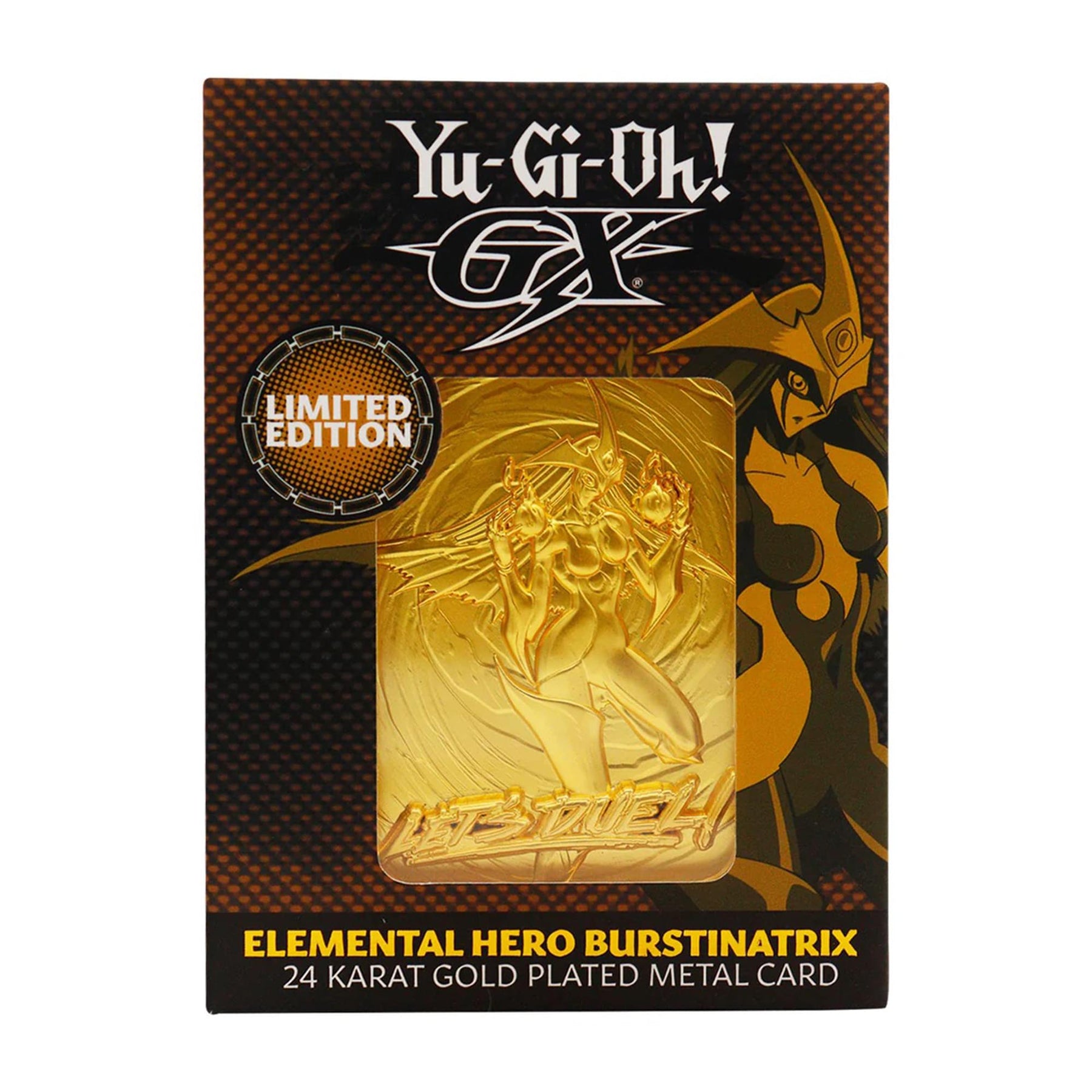 Yu-Gi-Oh! Elemental Hero Burstinatrix 24K Gold Plated Ingot