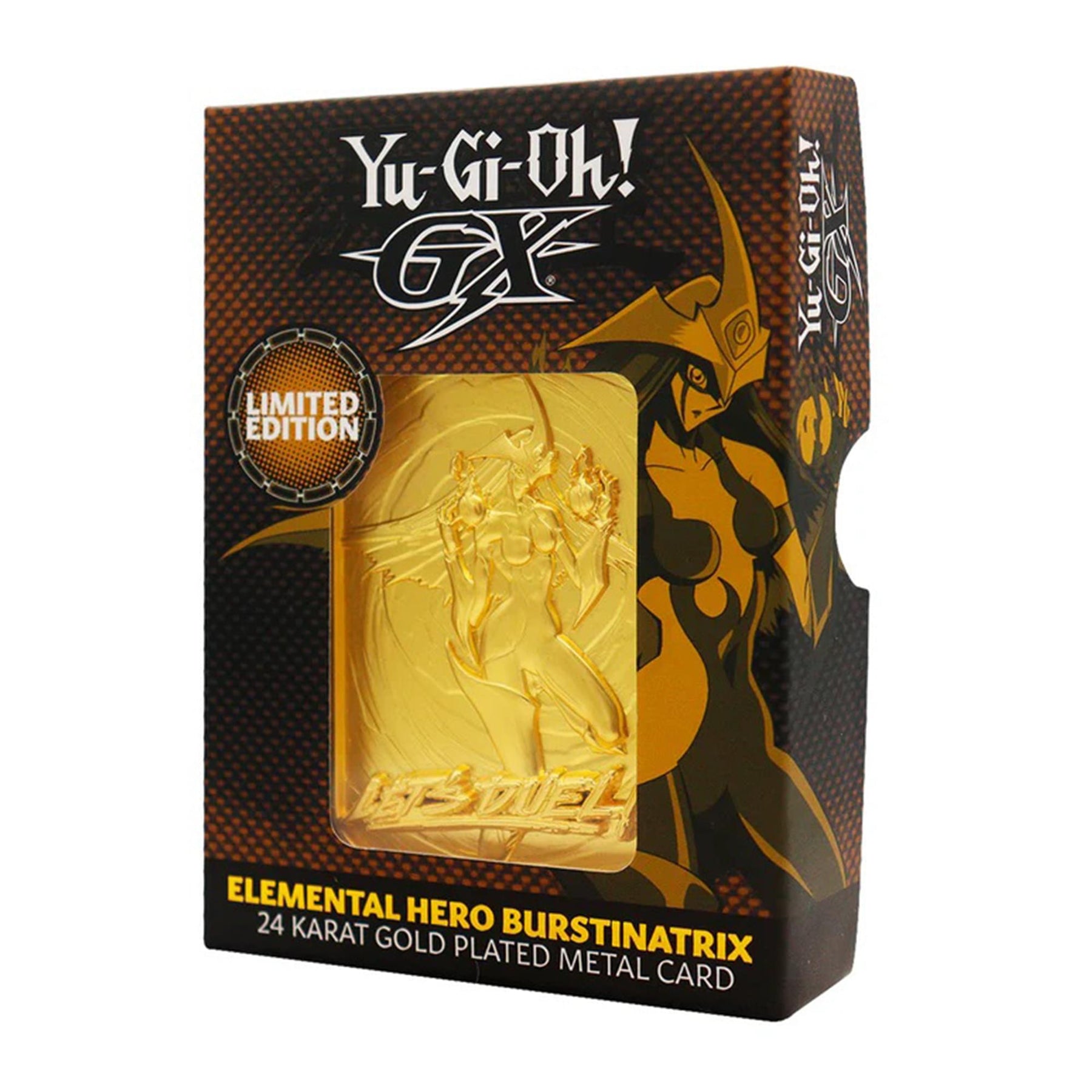 Yu-Gi-Oh! Elemental Hero Burstinatrix 24K Gold Plated Ingot