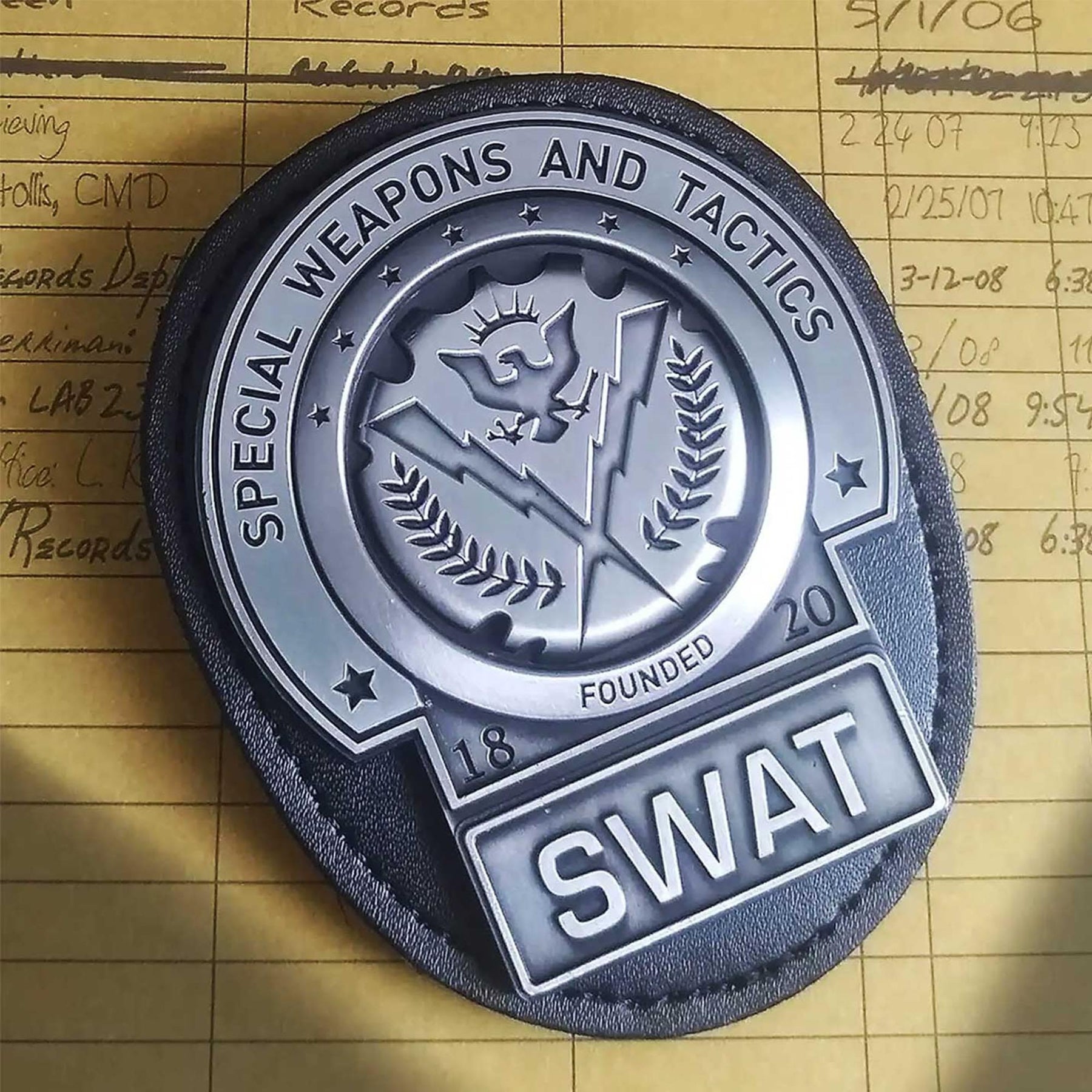 DC Batman Dark Knight Replica Gotham City SWAT Badge