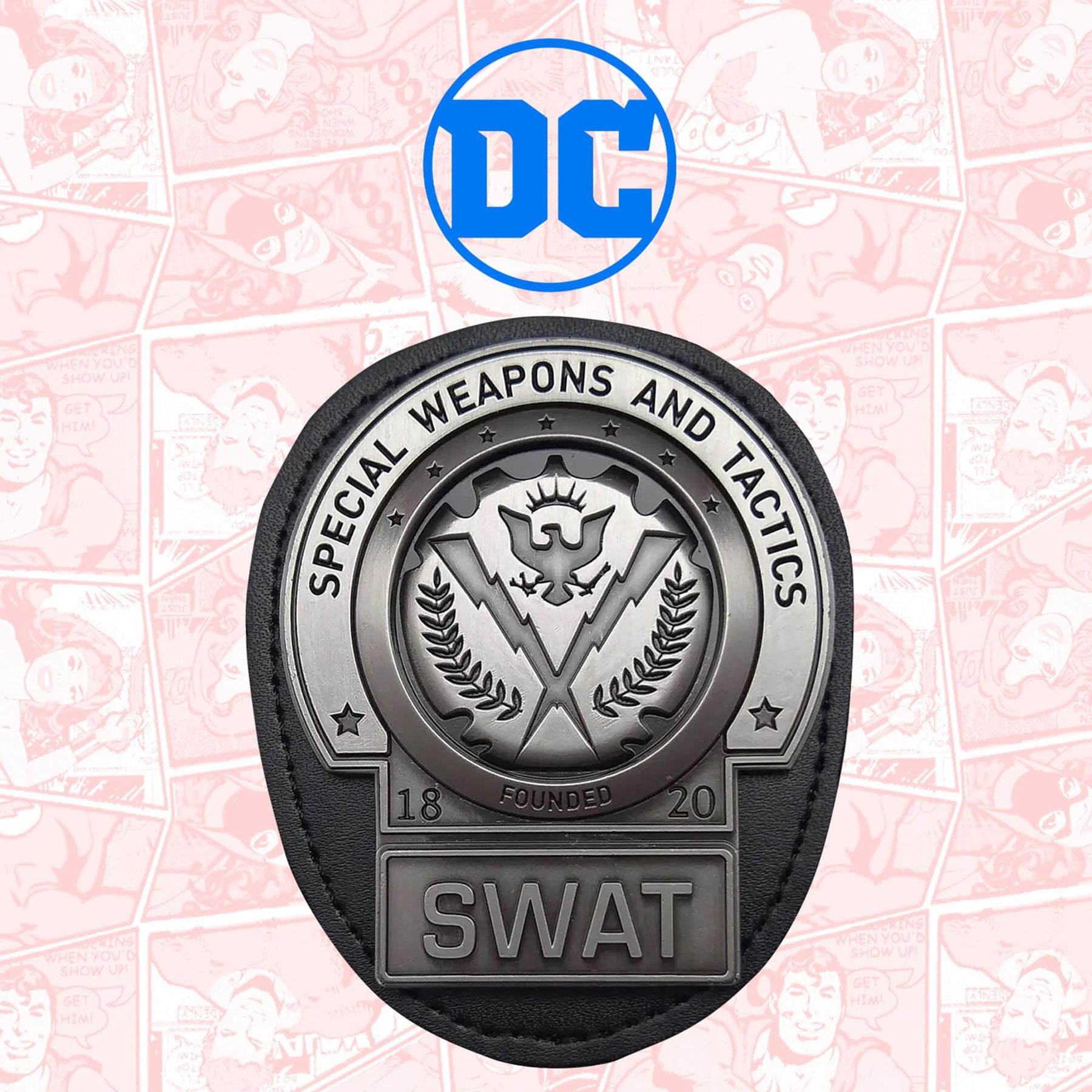 DC Batman Dark Knight Replica Gotham City SWAT Badge