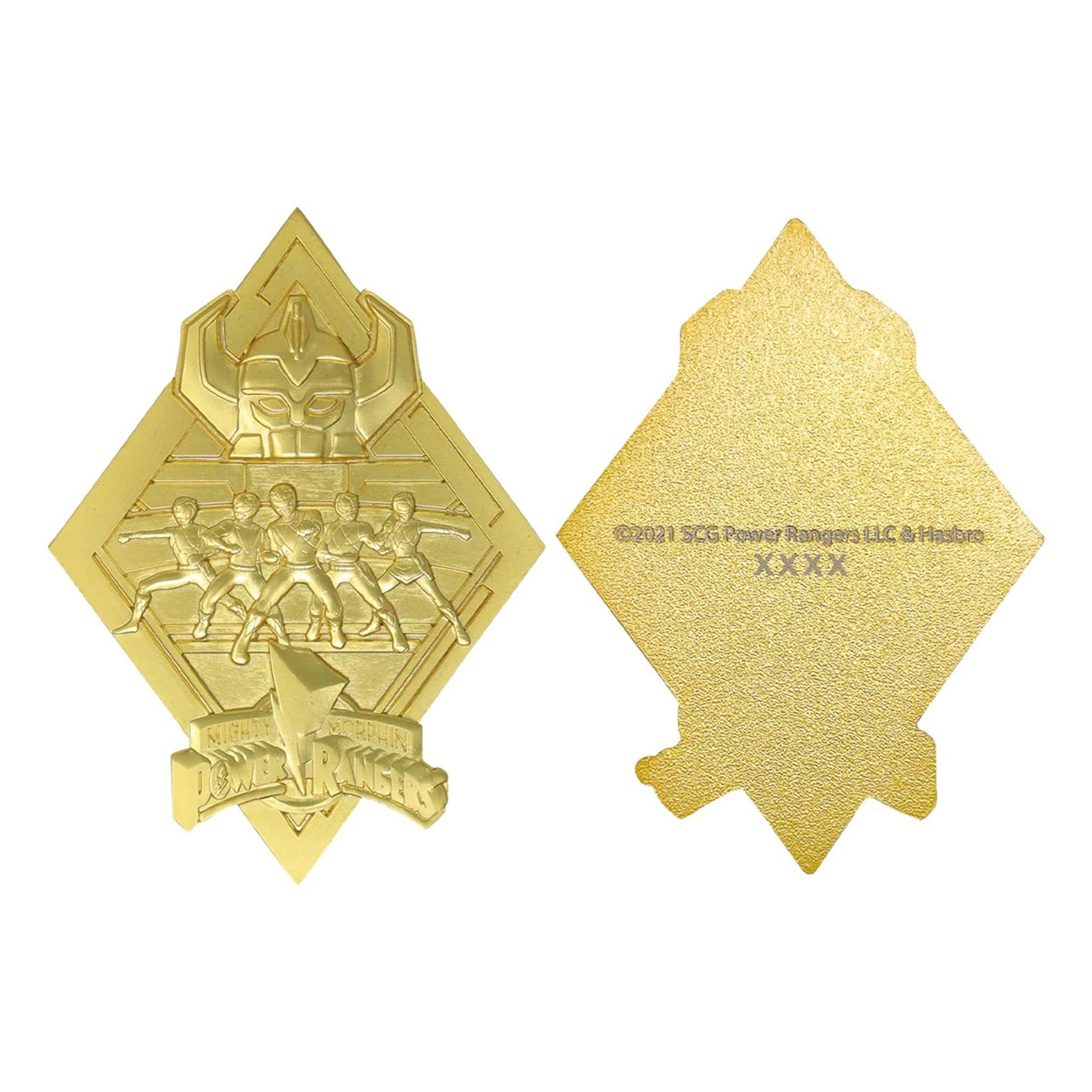 Power Rangers Limited Edition 24k Gold Plated Medallion