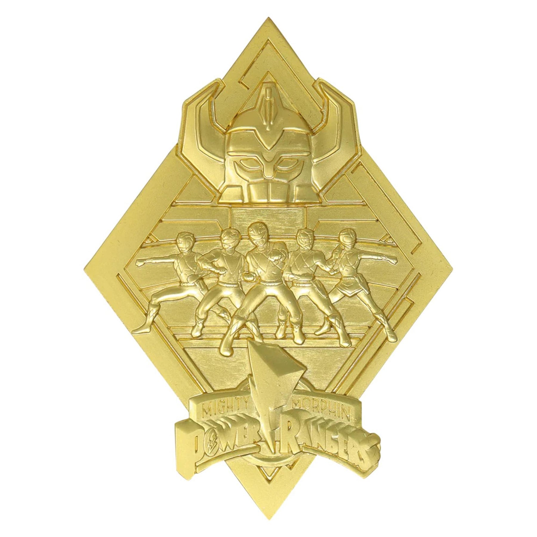 Power Rangers Limited Edition 24k Gold Plated Medallion