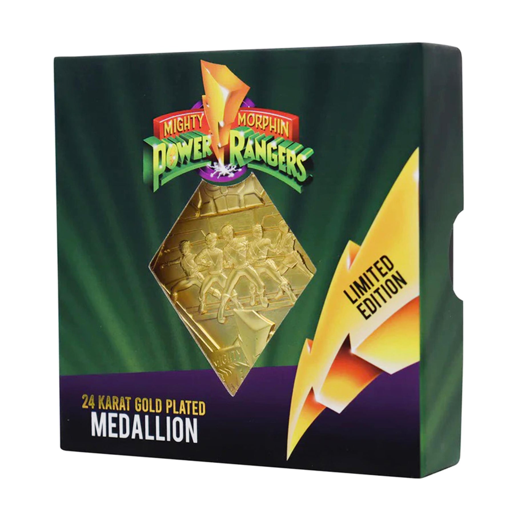 Power Rangers Limited Edition 24k Gold Plated Medallion