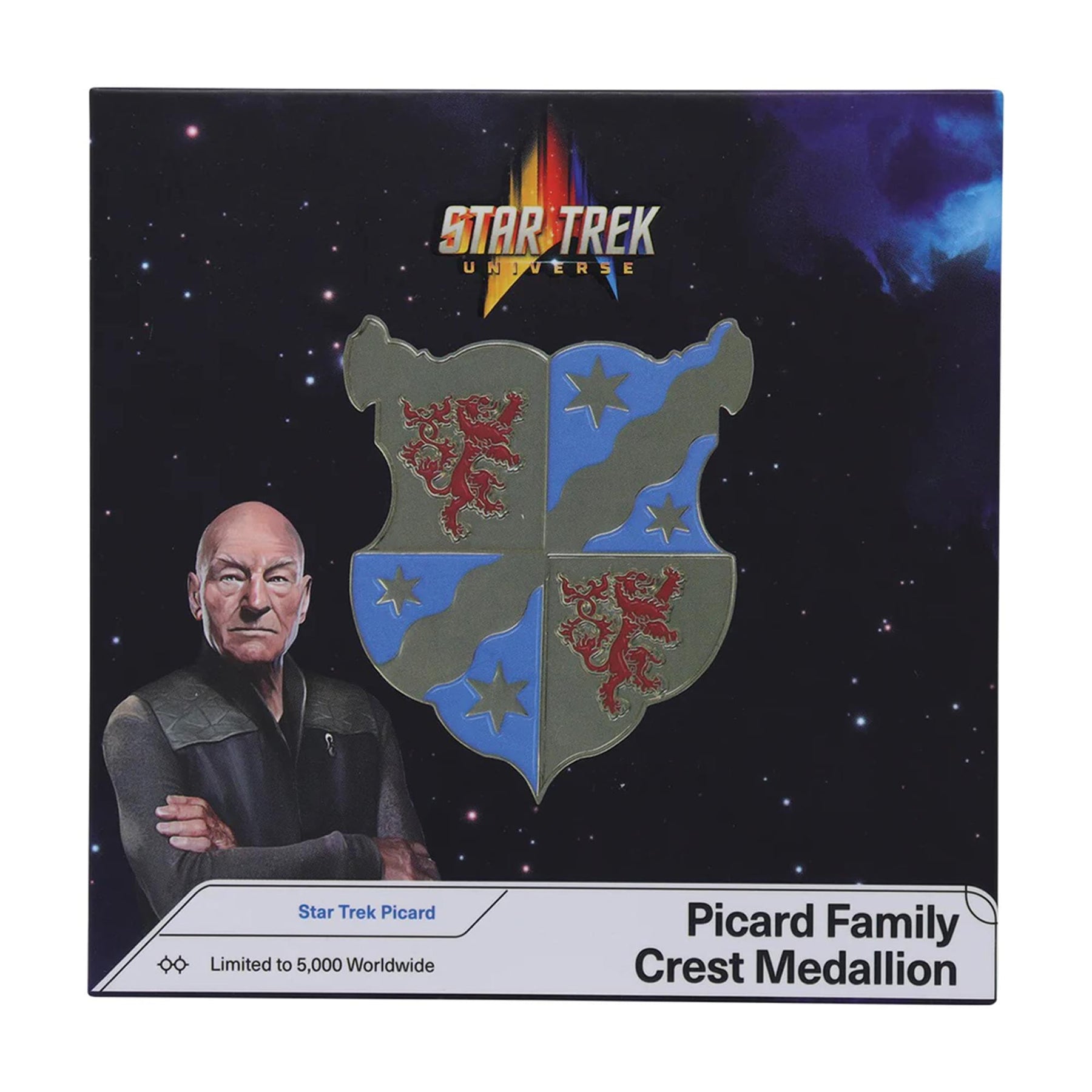 Star Trek Limited Edition Picard Family Crest Medallion