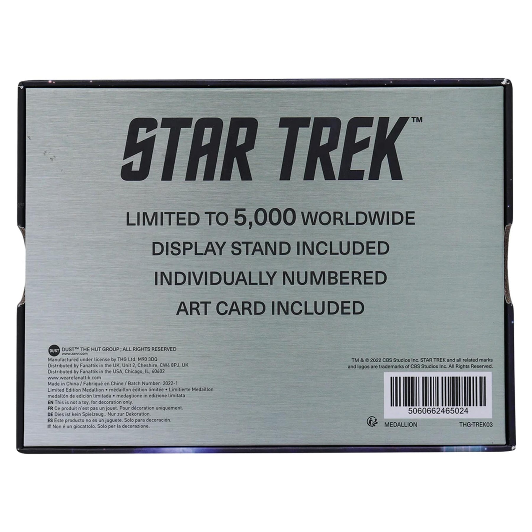 Star Trek Limited Edition Kobayashi Maru Medallion