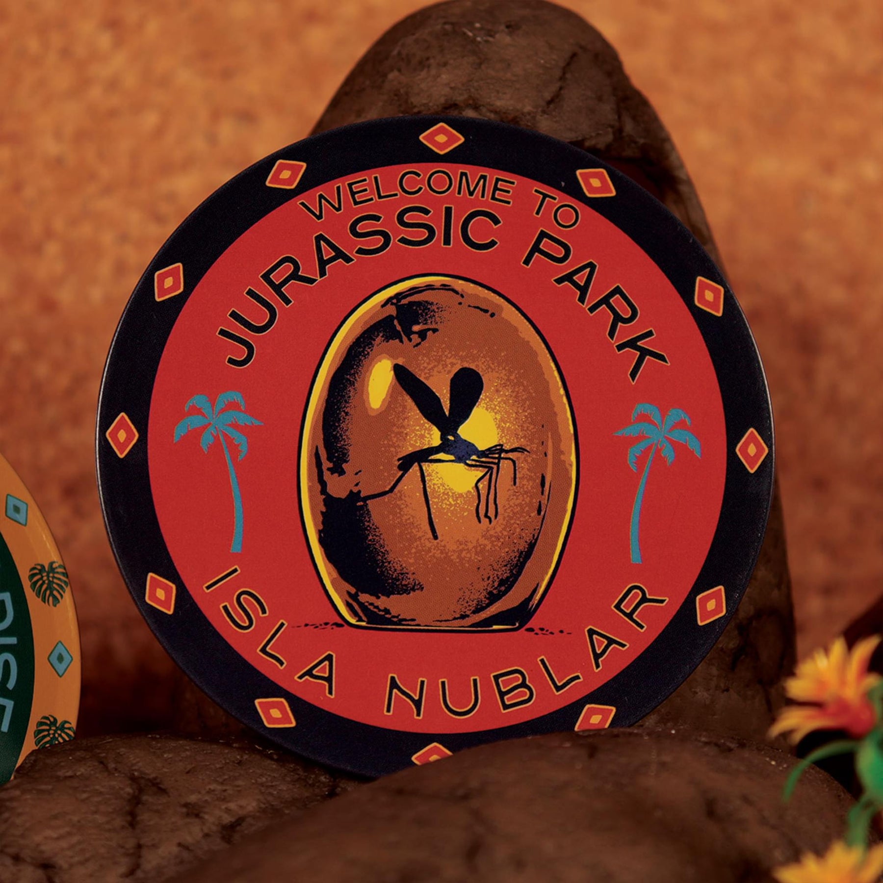 Jurassic Park 4-Piece Printed Drink Coaster Set