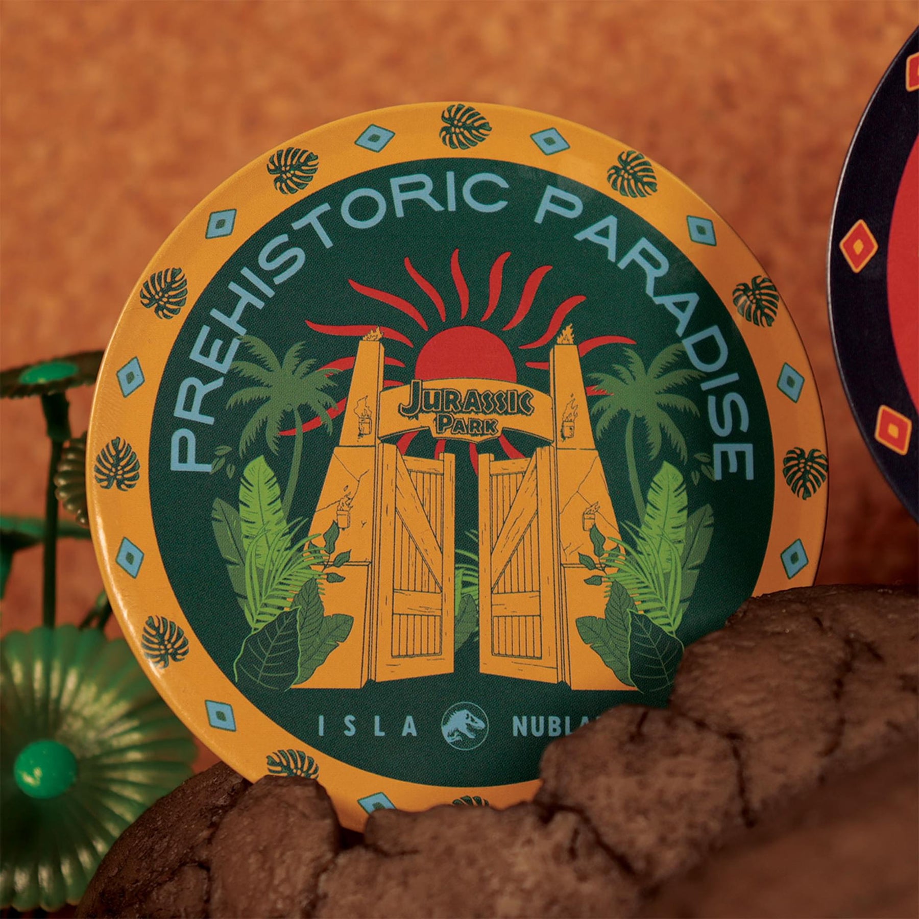 Jurassic Park 4-Piece Printed Drink Coaster Set