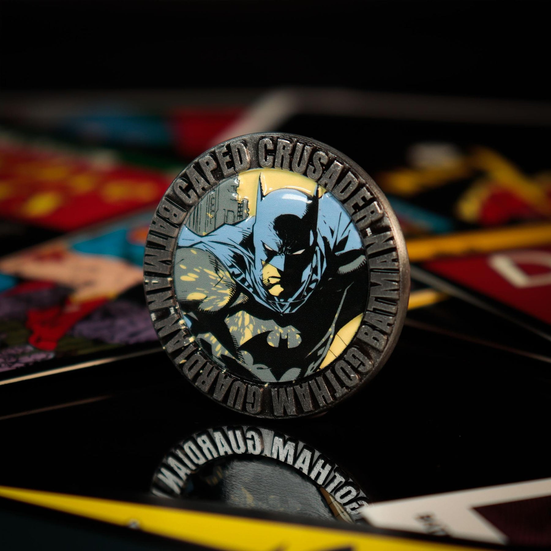 DC Batman Caped Crusader Boomerang Replica Coin