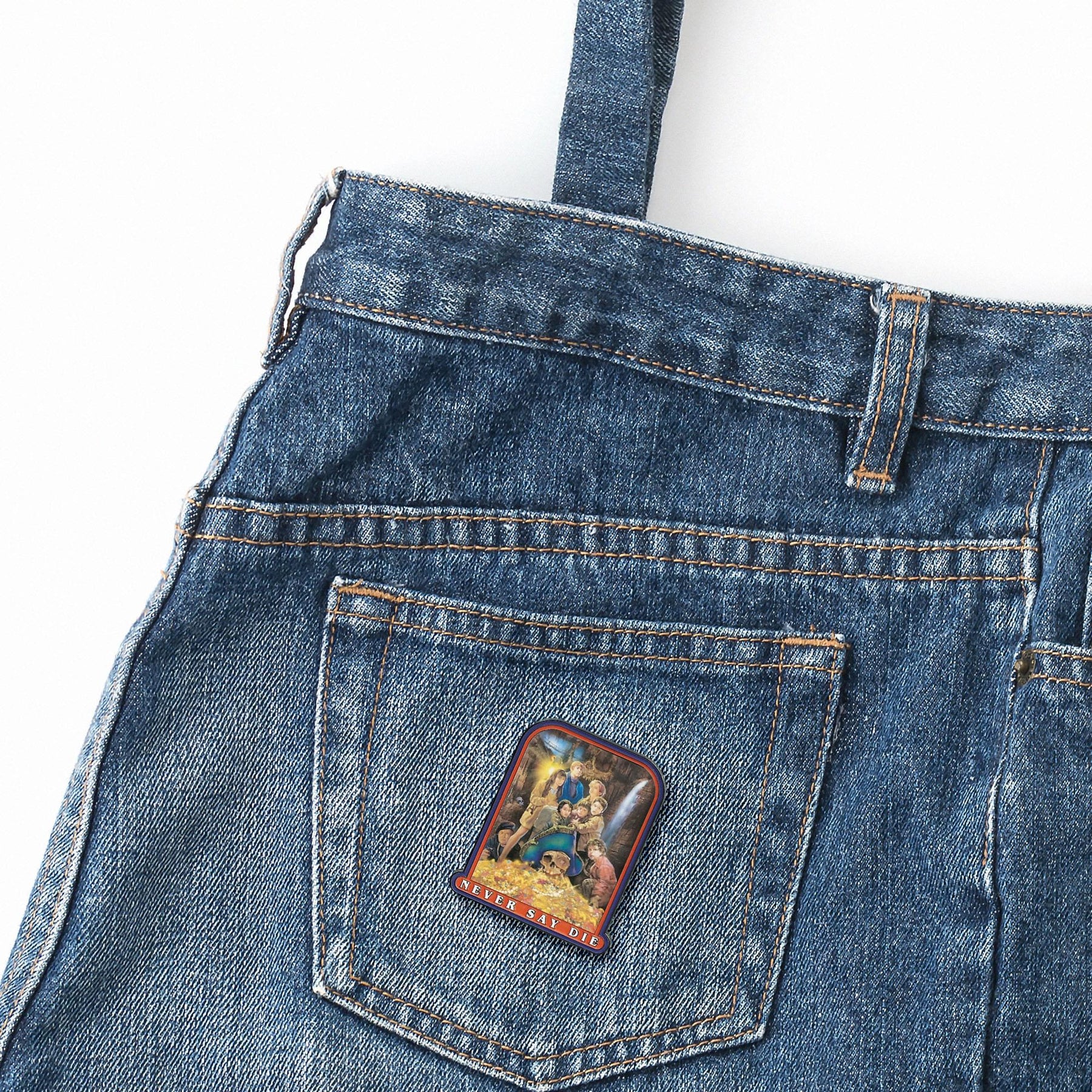 The Goonies 40th Anniversary Never Say Die Pin Badge