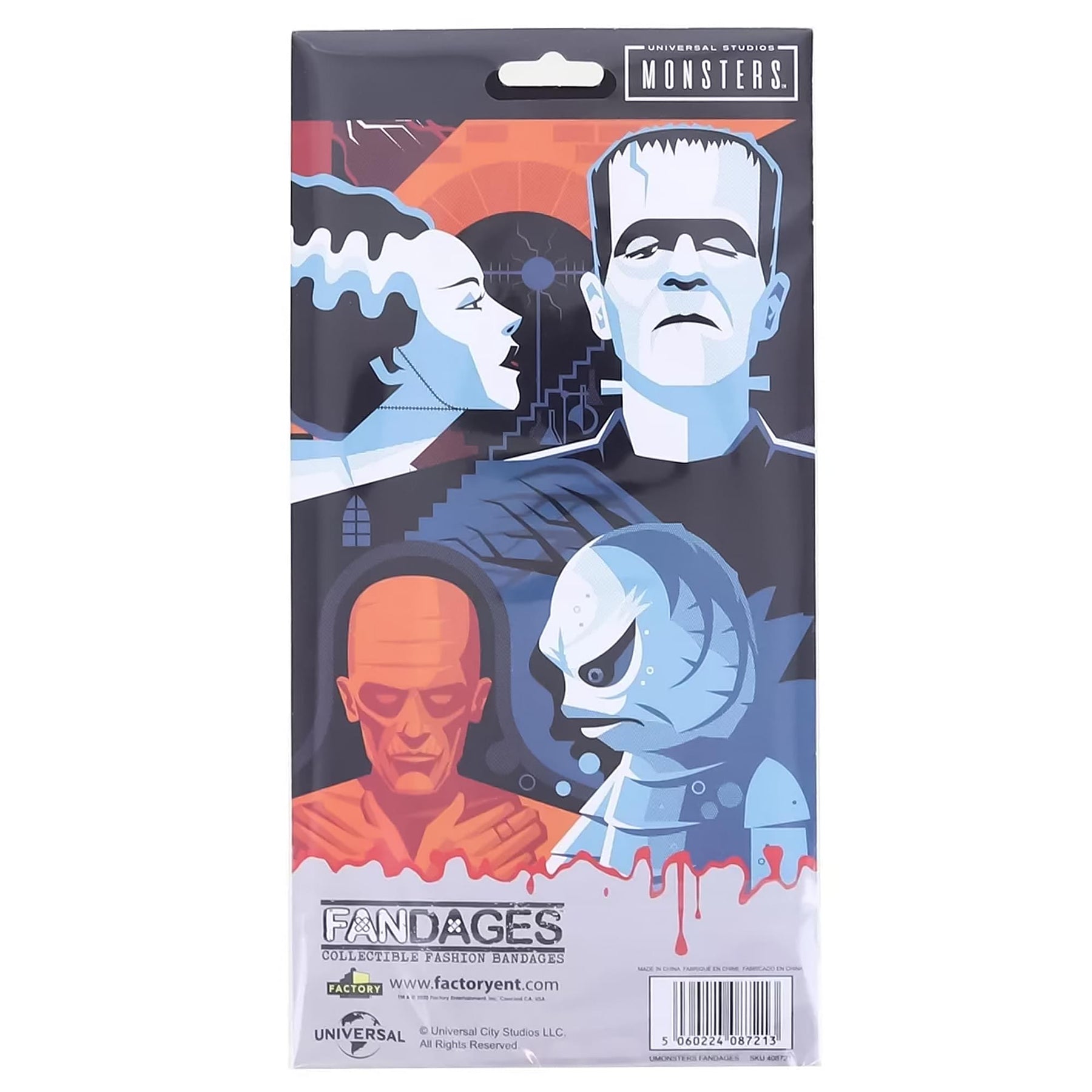 Universal Monsters Fandages Collectible Fashion Bandages | 25 Pieces