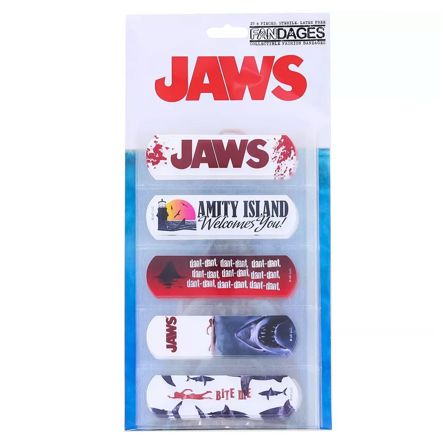 Jaws Fandages Collectible Fashion Bandages | 25 Pieces