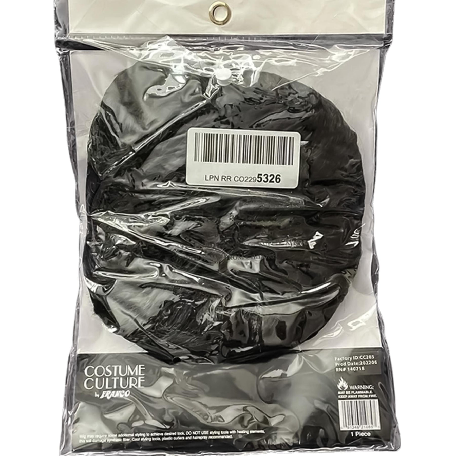 Doo Wop Men's Costume Wig - Black