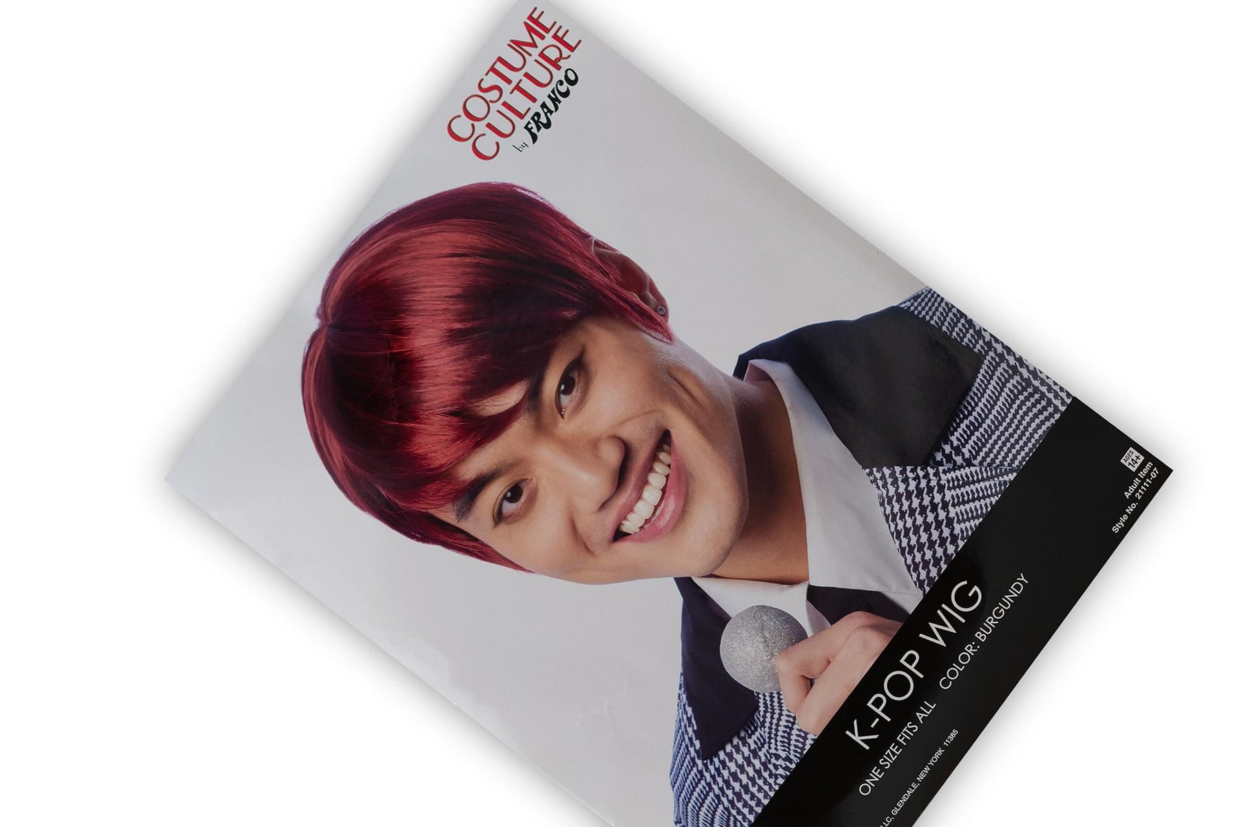 K-Pop Adult Costume Wig | Cosplay, Costume, & Leisure Wig | Red Hair Color